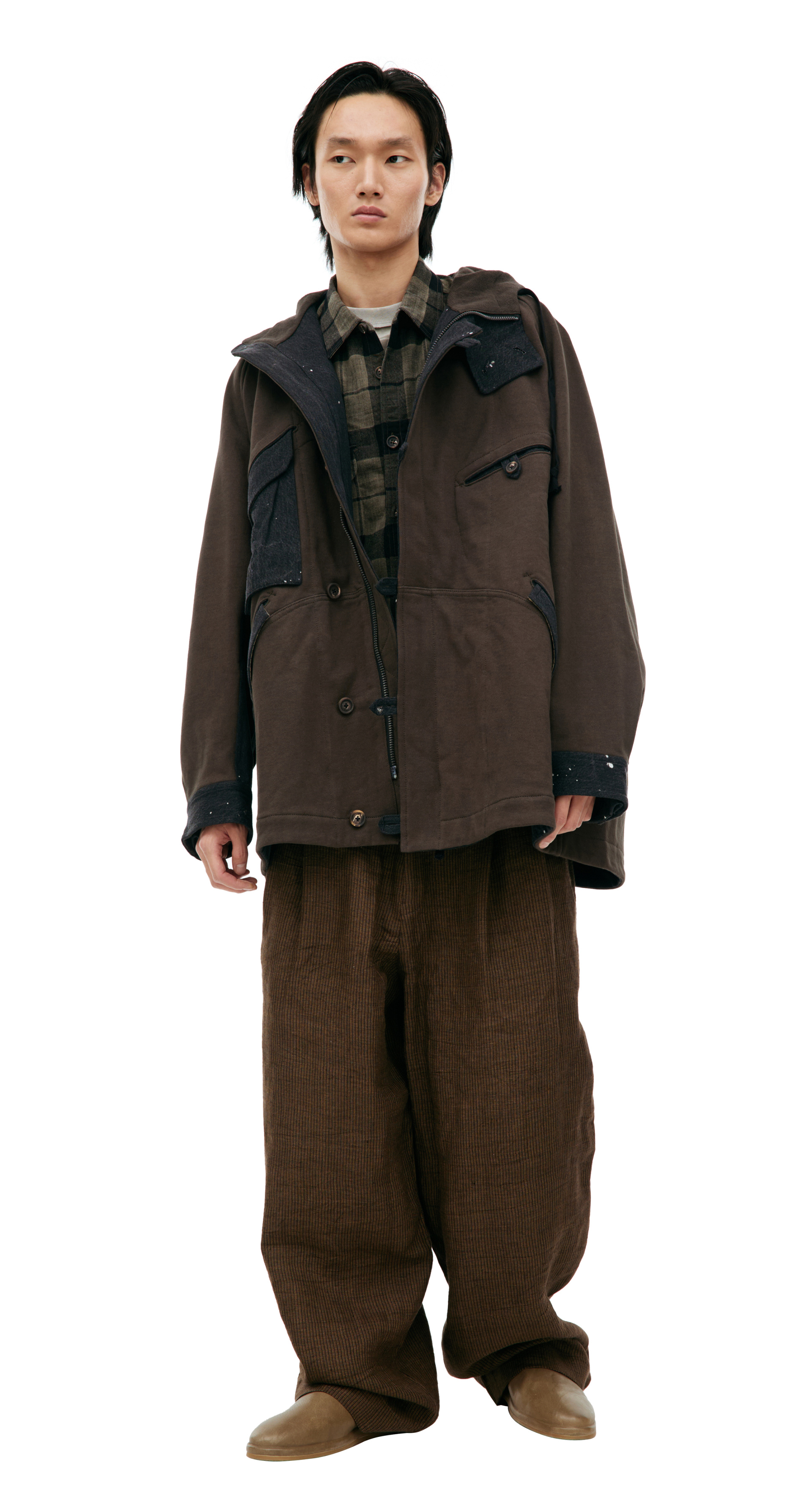 Ziggy Chen Куртка с эффектом краски