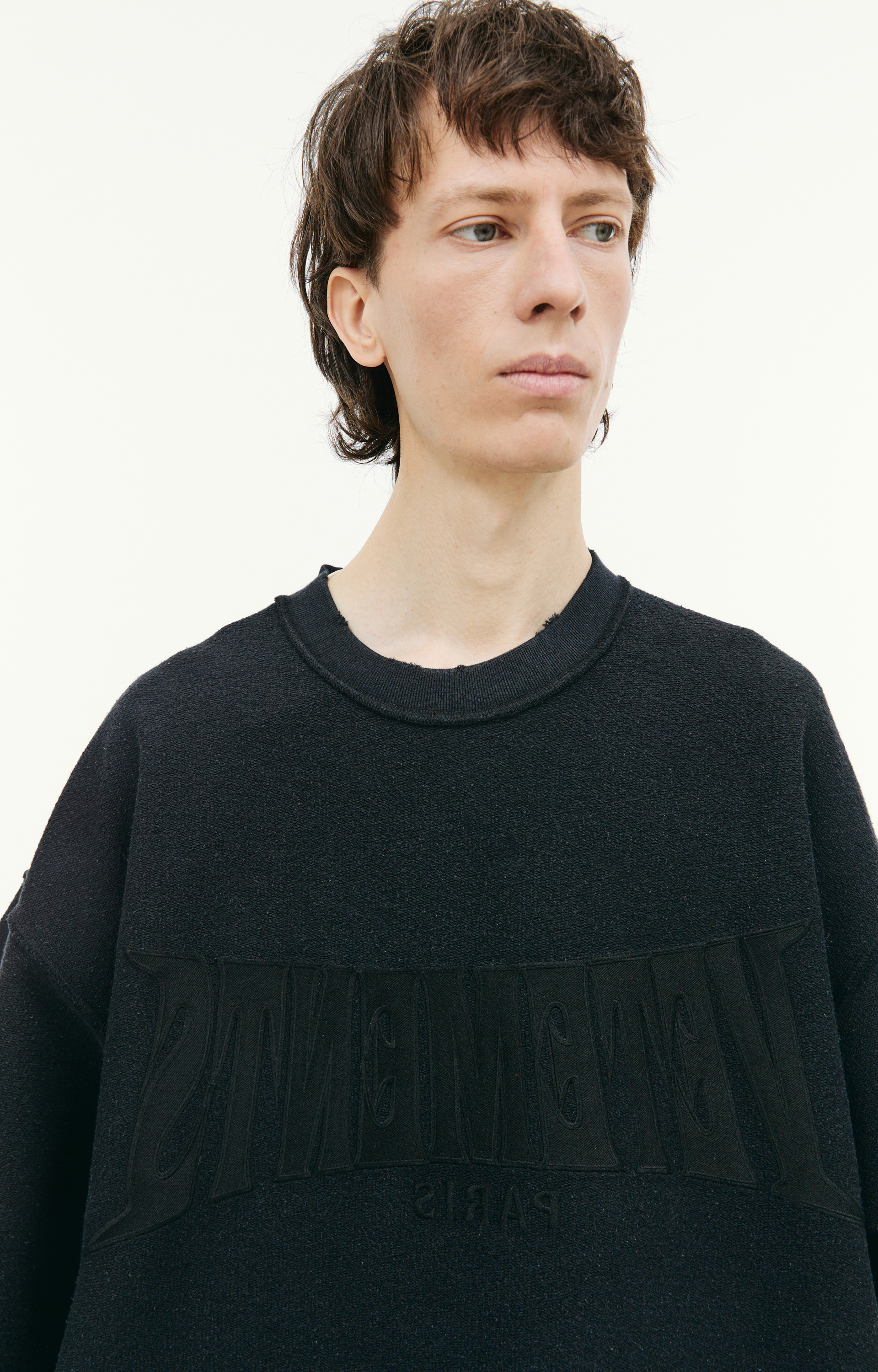 VETEMENTS Оверсайз футболка наизнанку