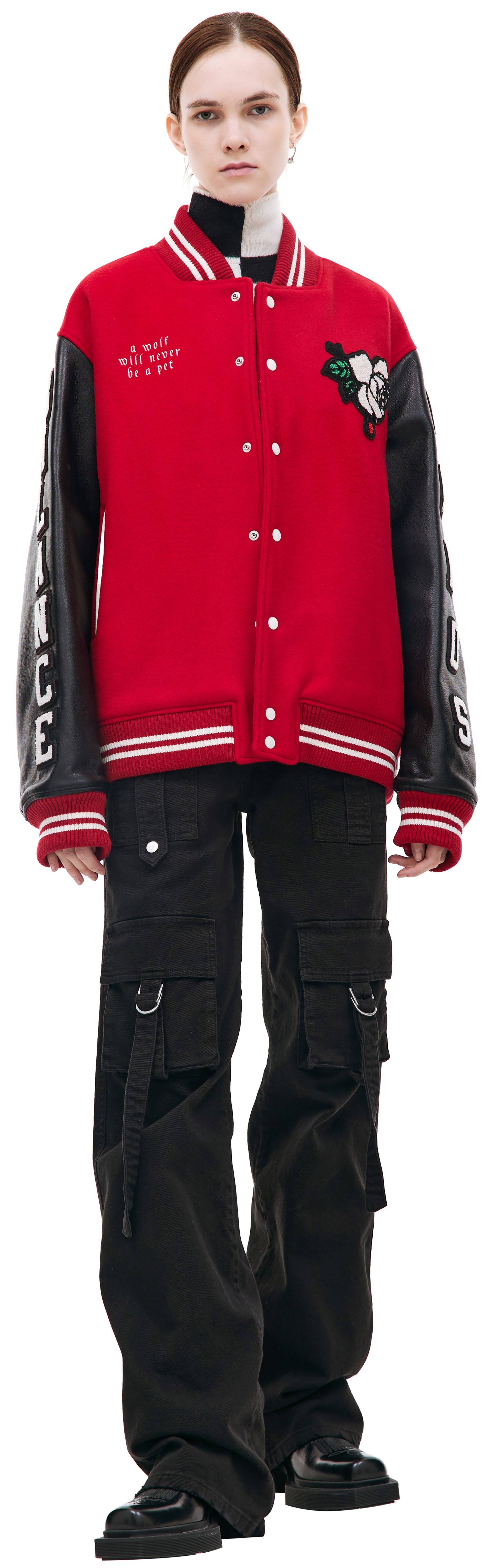 Undercover Комбинированный бомбер с нашивками