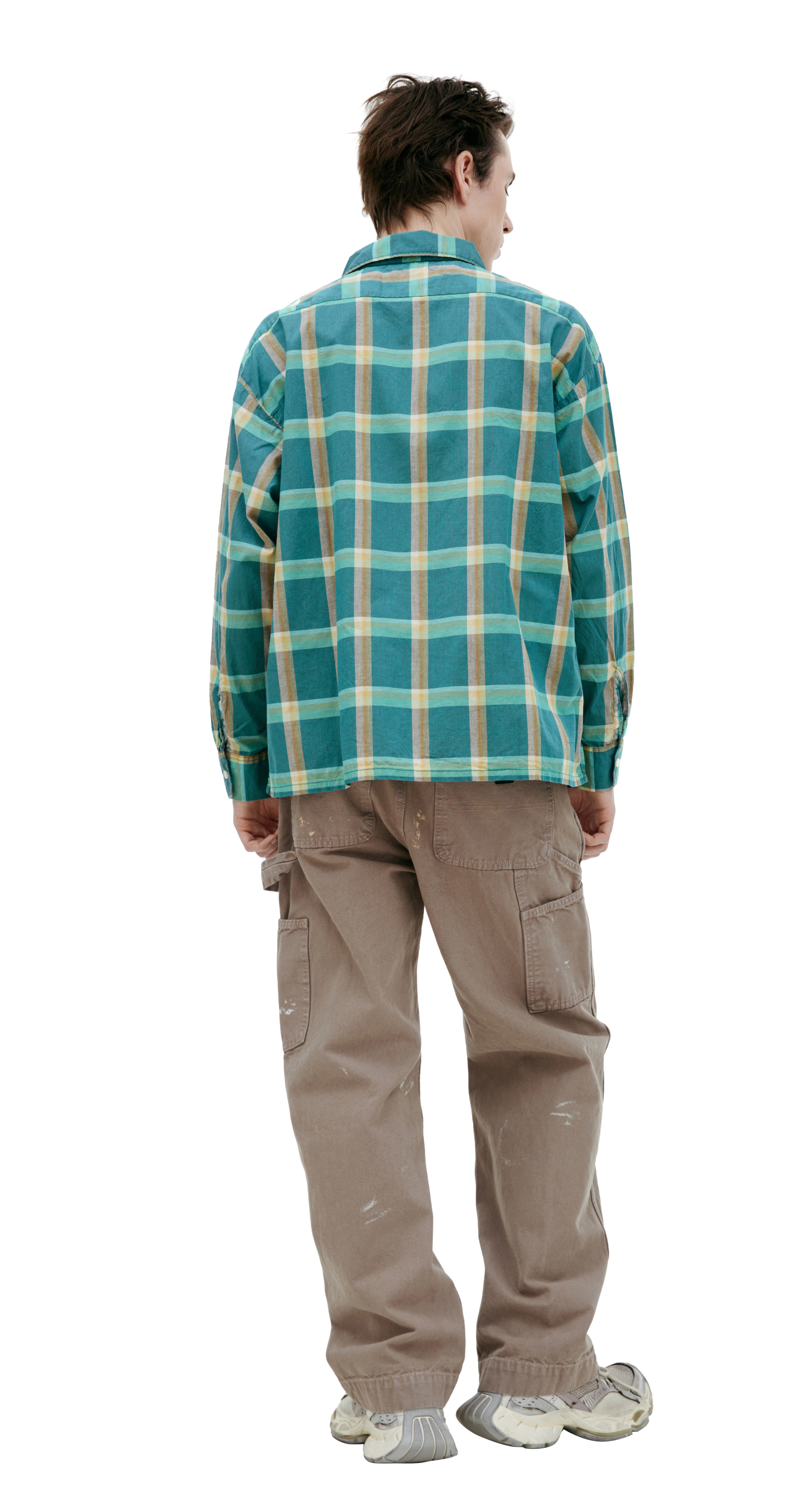 Saint Mxxxxxx Зеленая рубашка в клетку