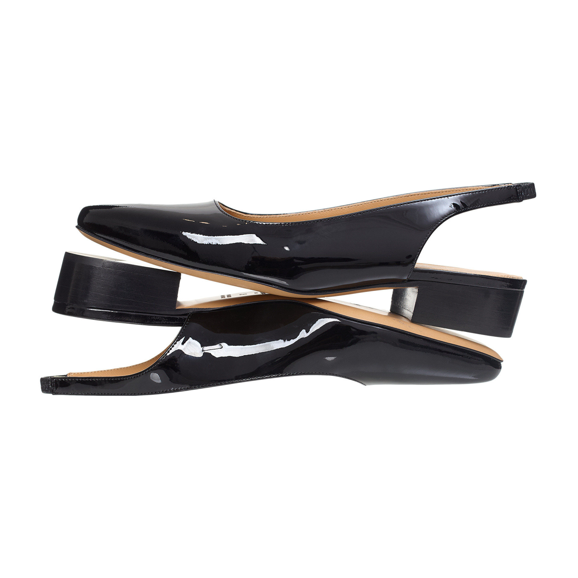 Maison Margiela Лакированные туфли из кожи