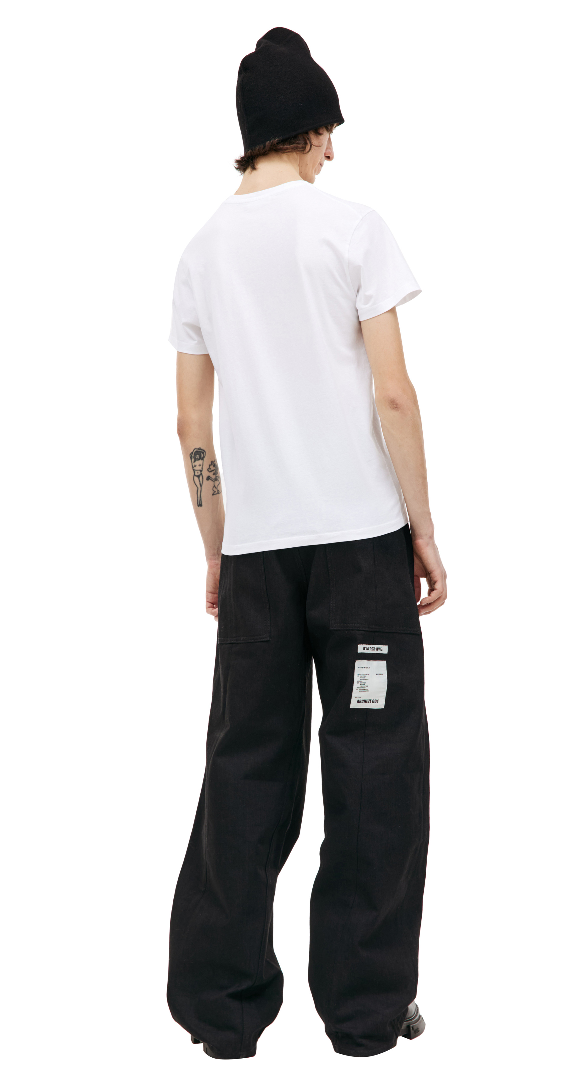 Jil Sander Белая базовая футболка