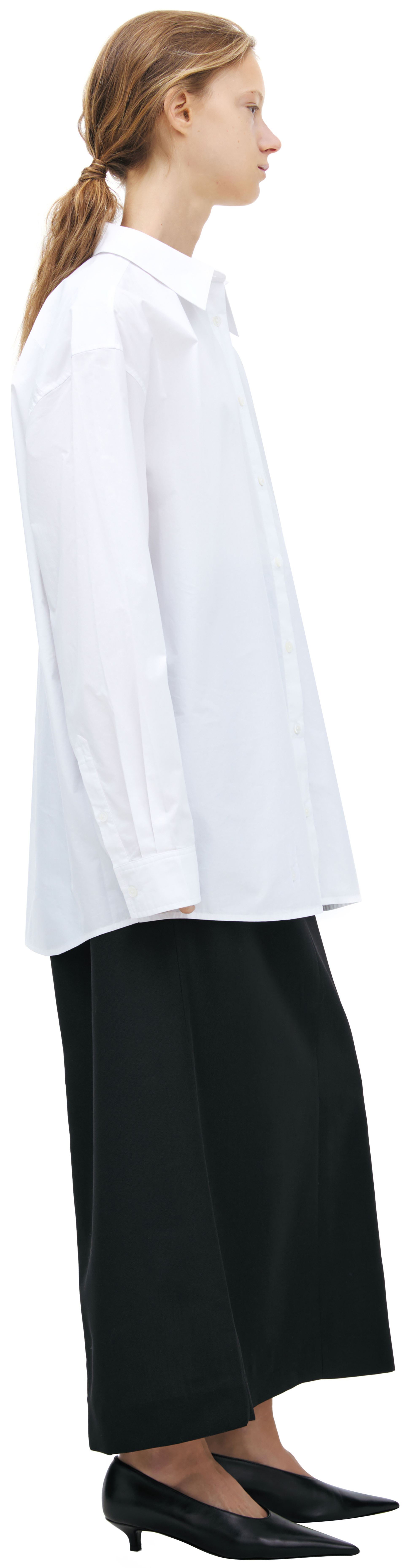 TOTEME Хлопковая рубашка на пуговицах