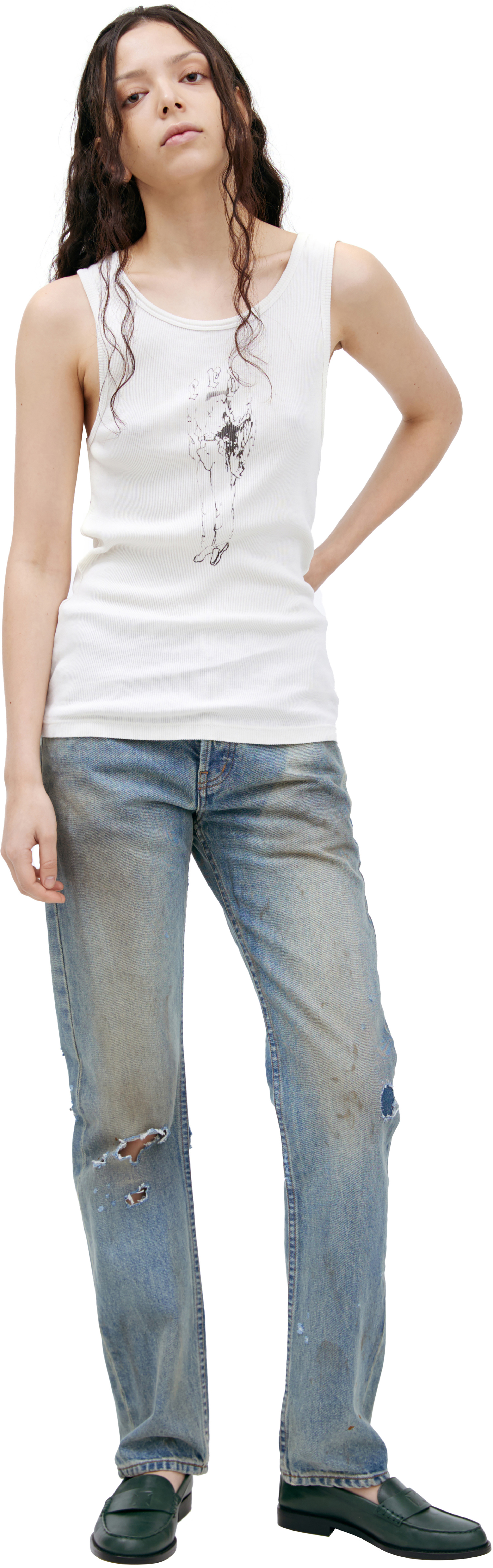 Enfants Riches Déprimés Хлопковая майка с принтом