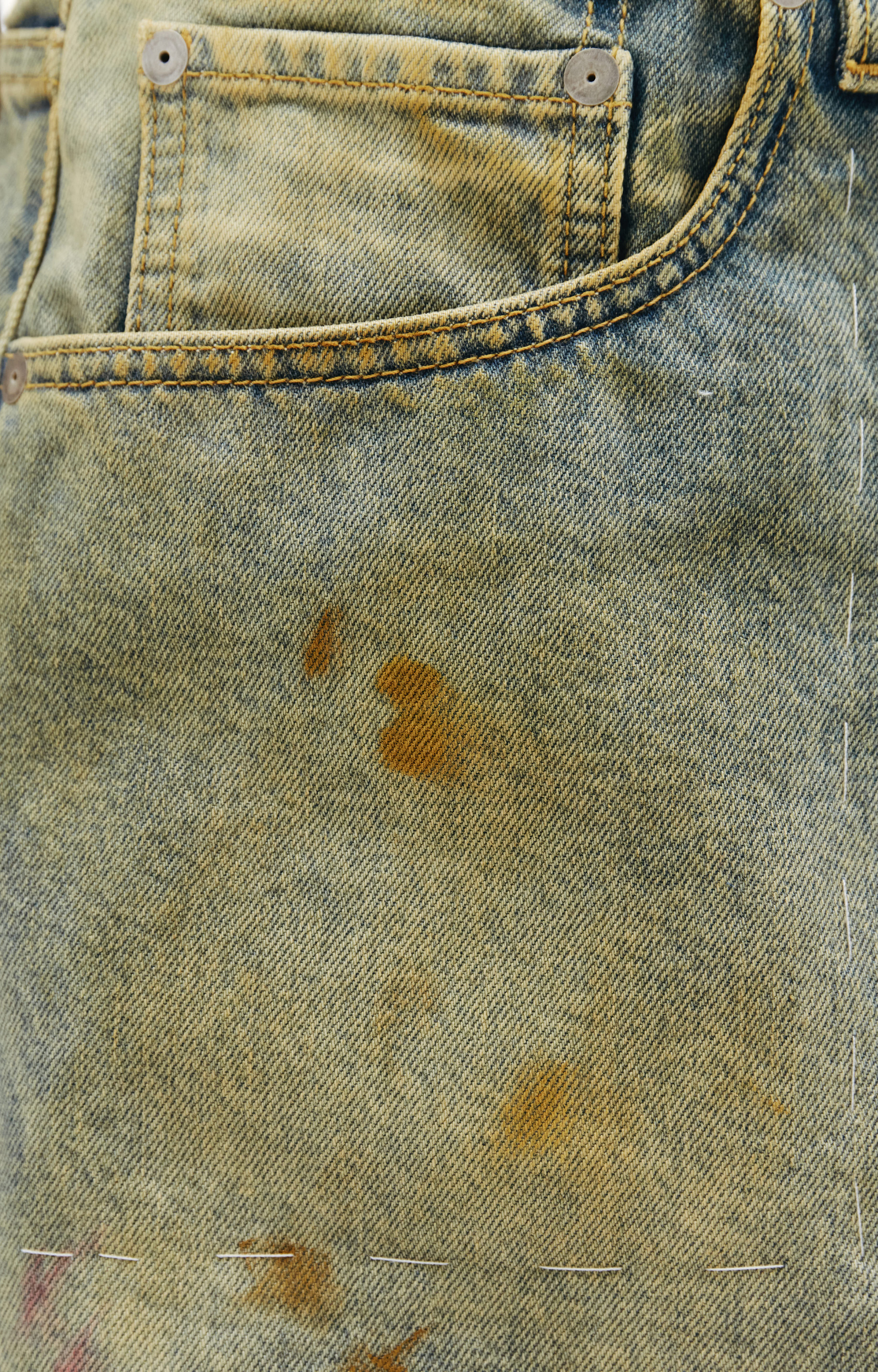 Maison Margiela Джинсовый жилет с винтажным эффектом