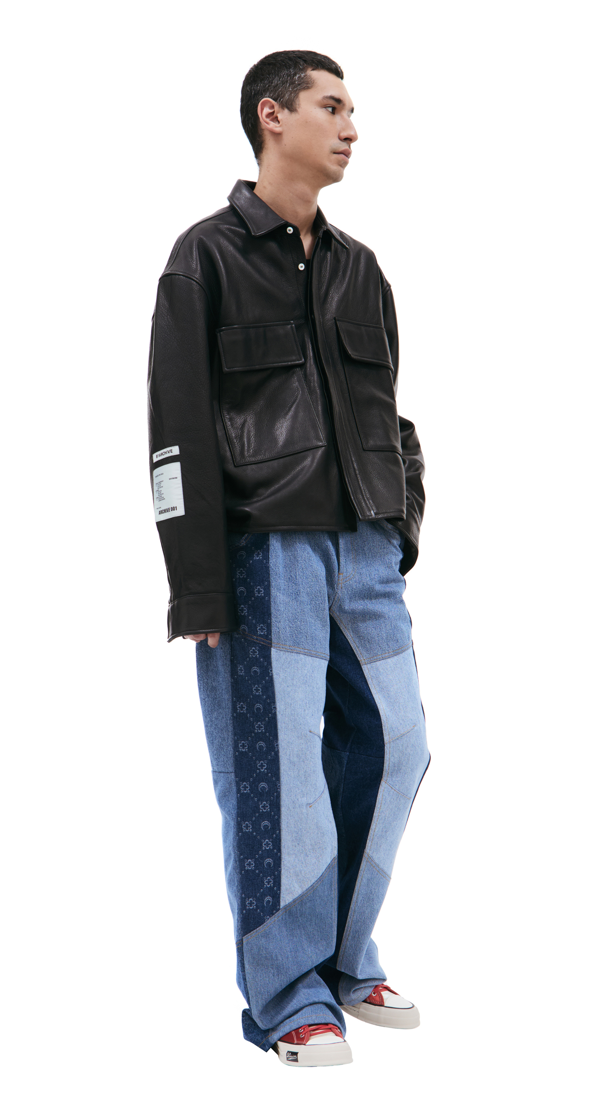 B1ARCHIVE Кожаная рубашка