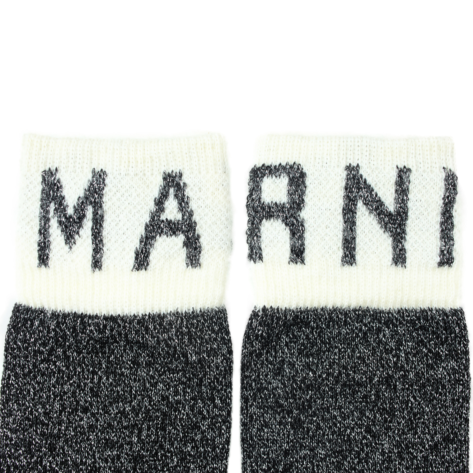 Marni Черные носки с люрексом