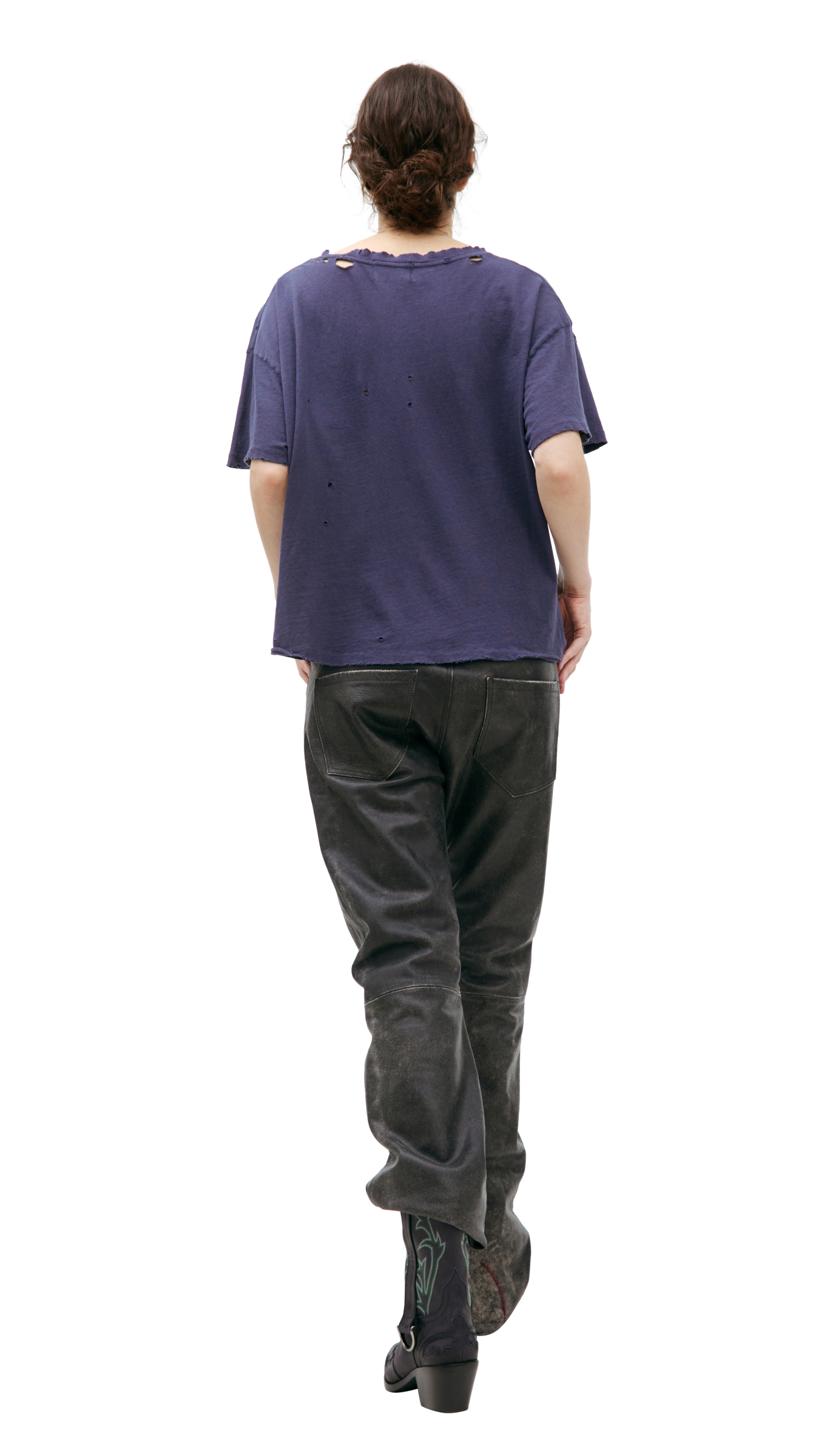 Enfants Riches Déprimés Рваная футболка с логотипом