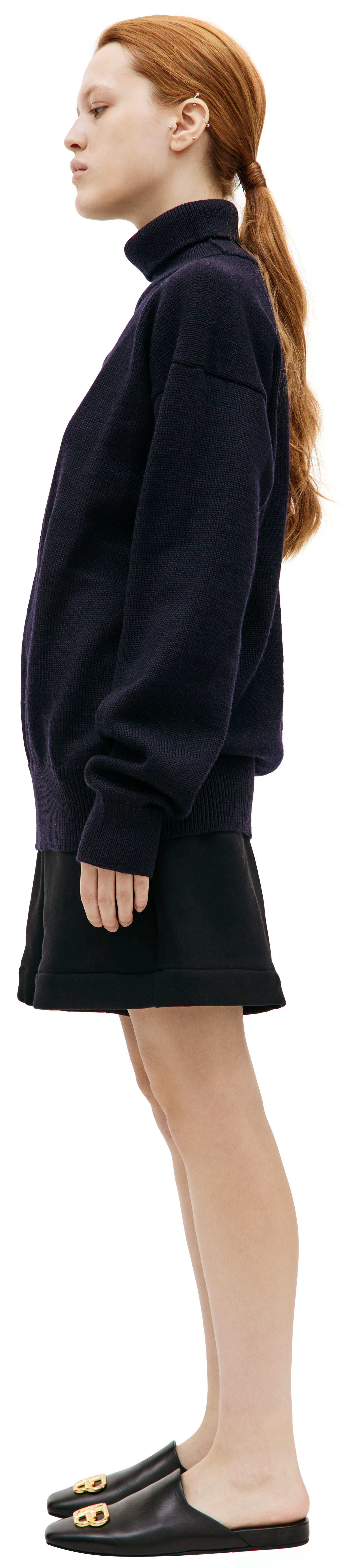 Jil Sander Шерстяной свитер с высоким горлом