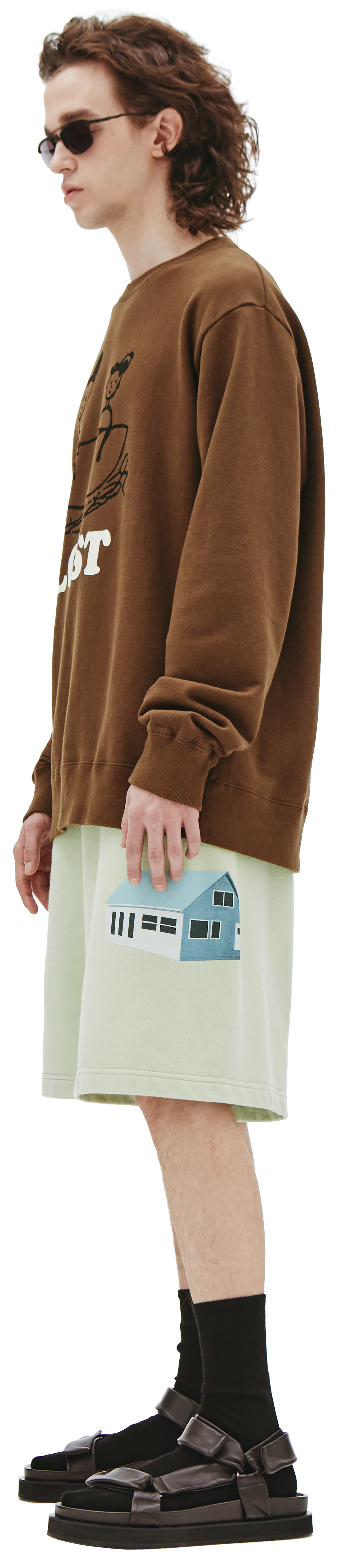 Undercover Хлопковый свитшот с принтом