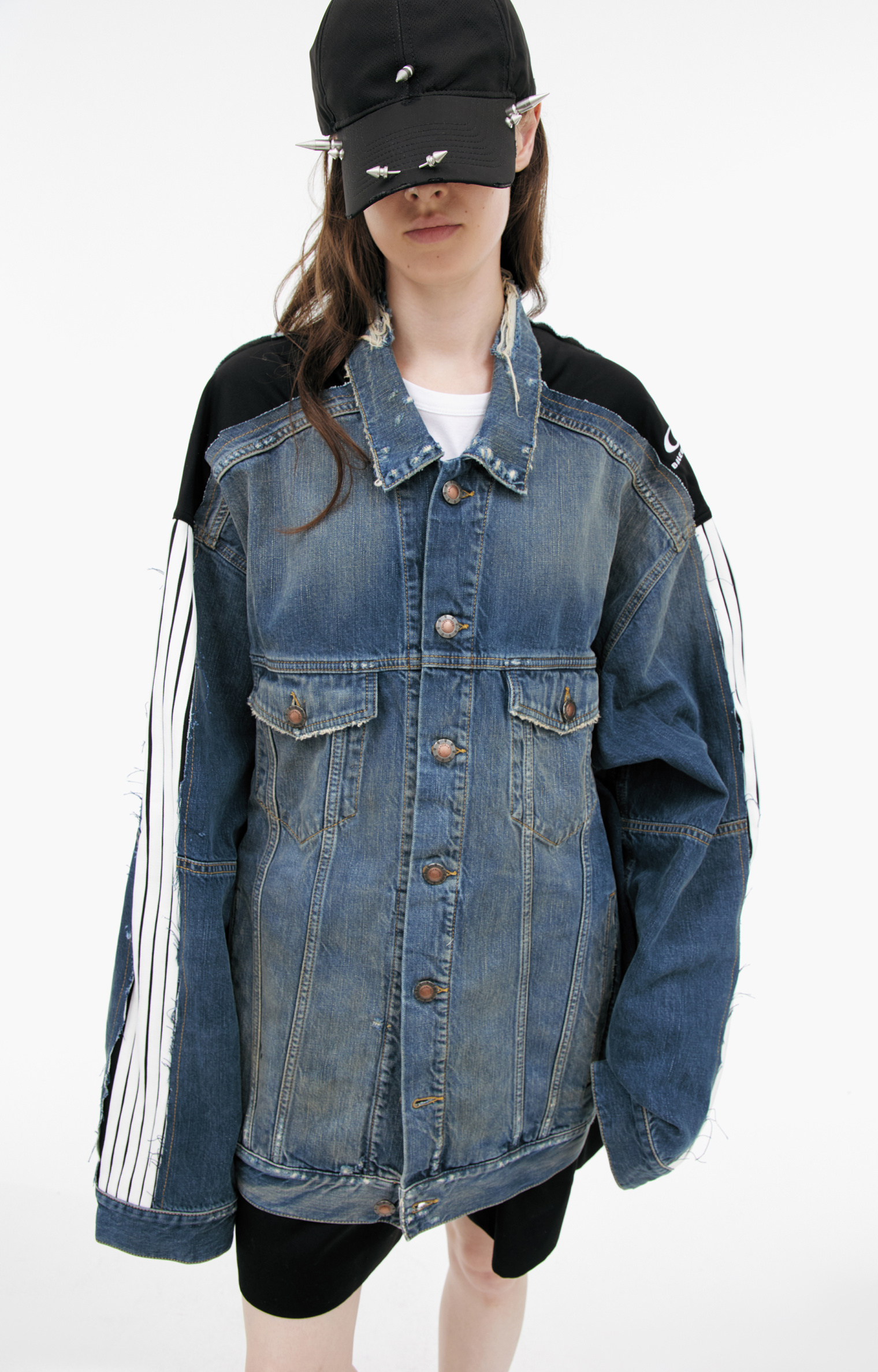 Balenciaga Джинсовая куртка с лампасами