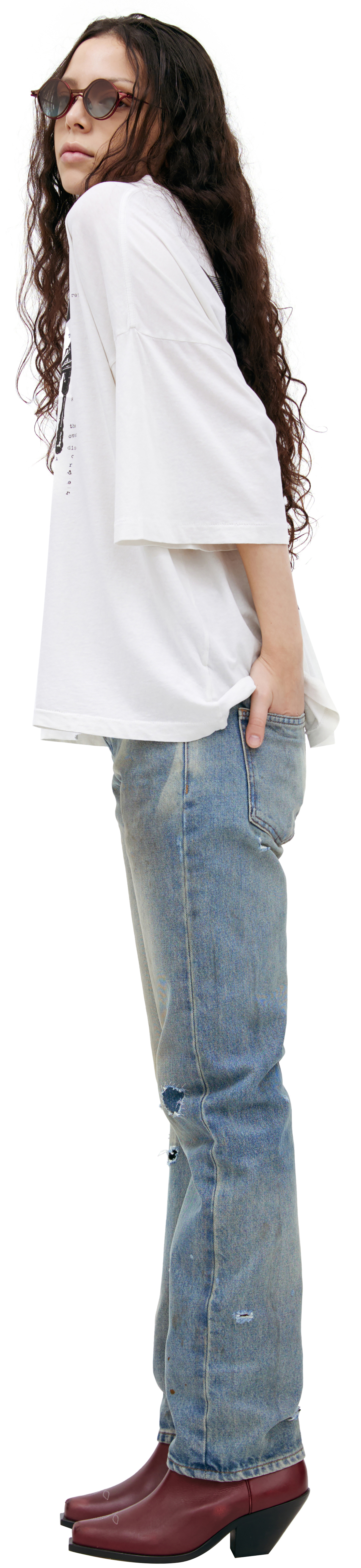 Enfants Riches Déprimés Белая футболка с принтами