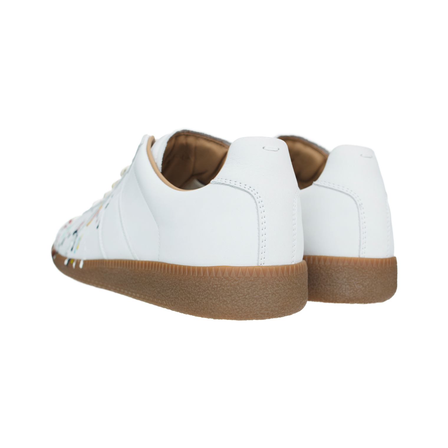 Maison Margiela Кожаные кеды Replica Painter Splatter