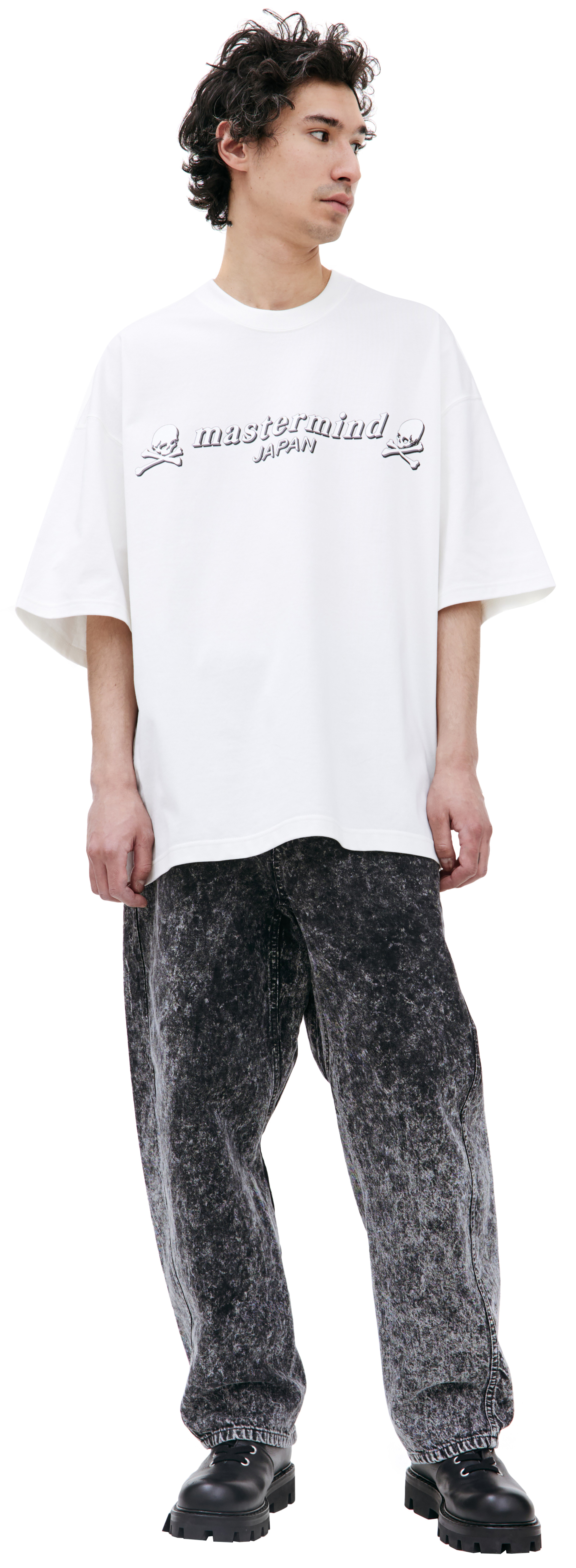 Mastermind WORLD Белая футболка с логотипом