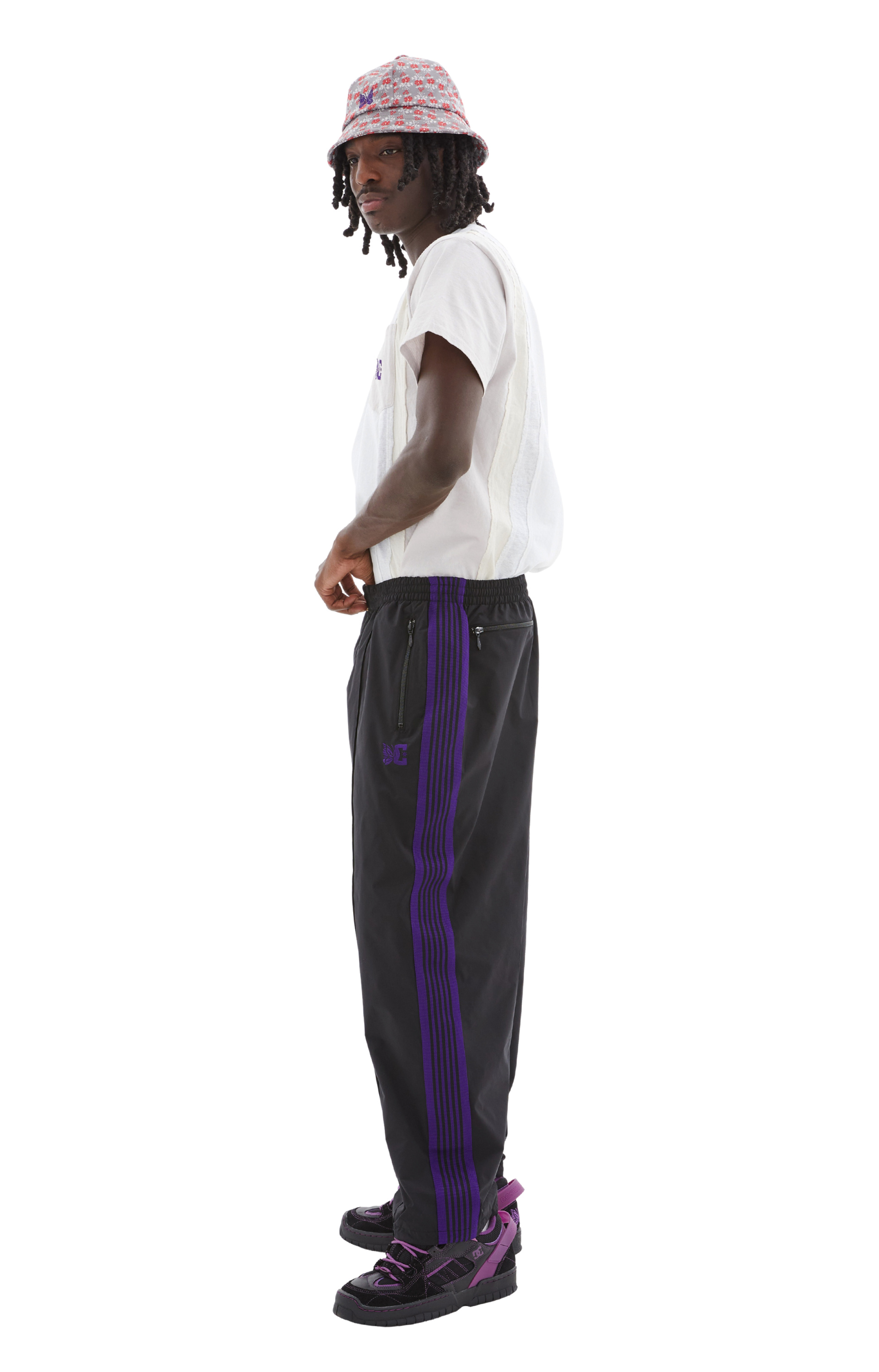 Needles Черные брюки с лампасами