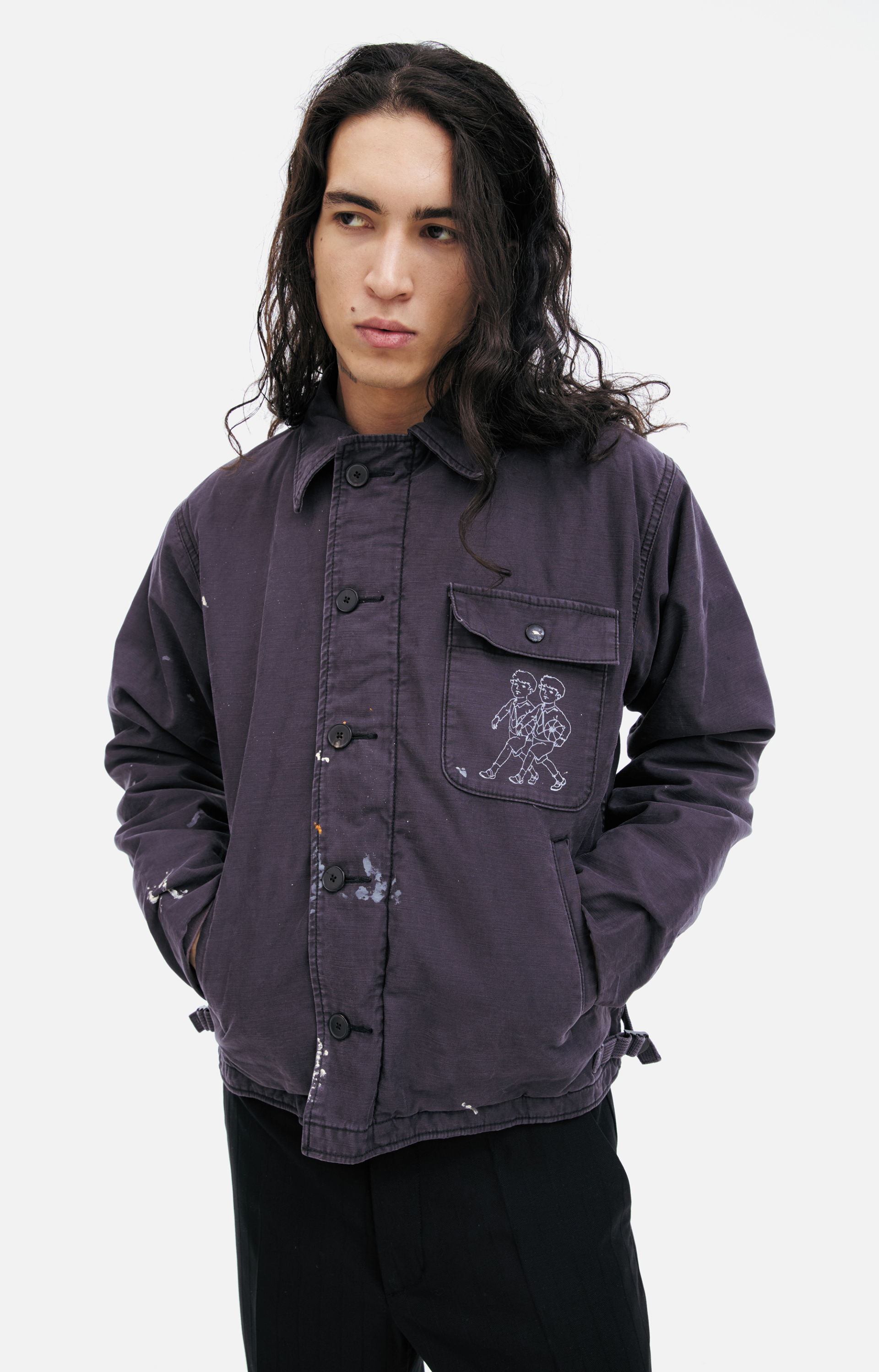 Enfants Riches Déprimés Куртка с вышивкой