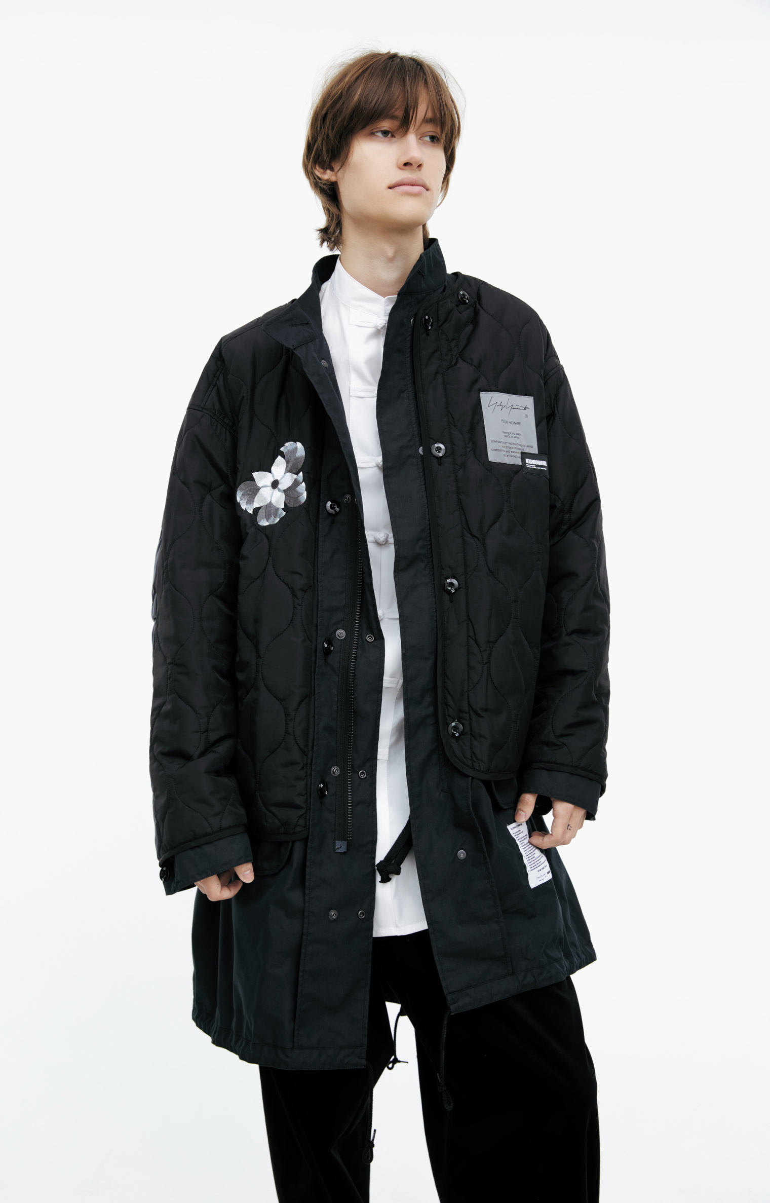 Yohji Yamamoto Куртка с лайнером