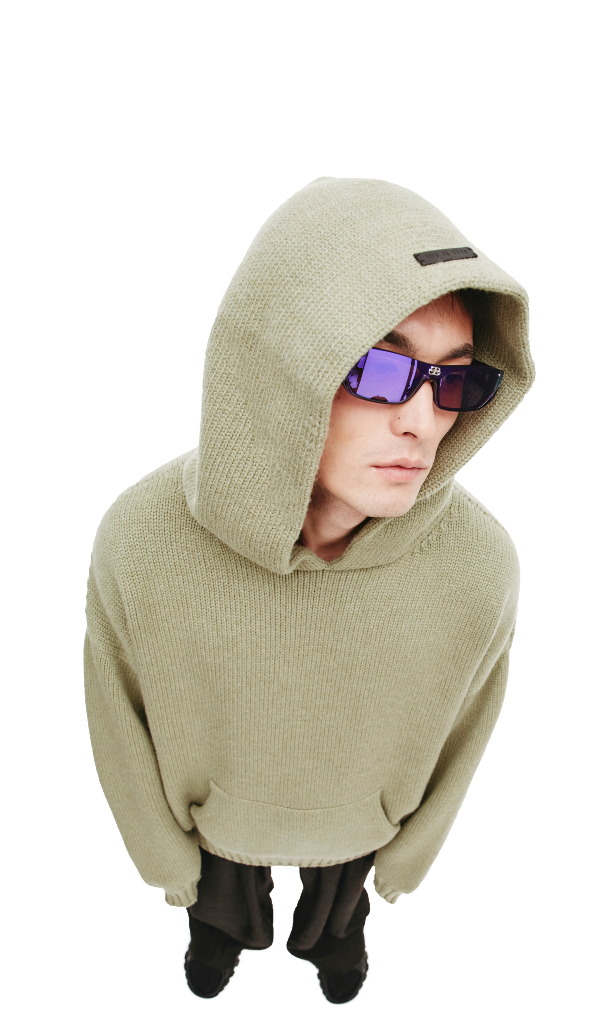 Balenciaga Фиолетовые очки с логотипом