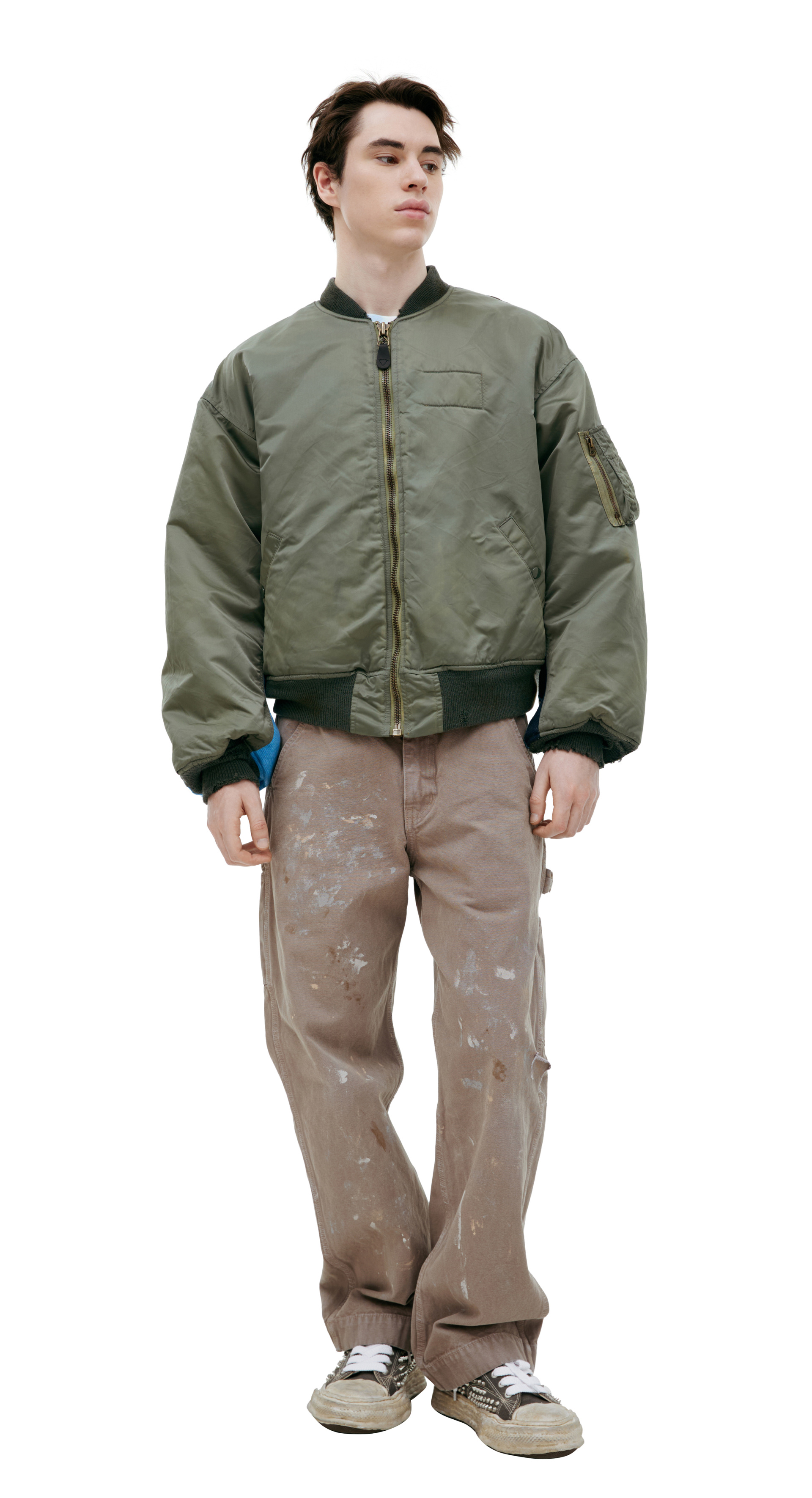 Saint Mxxxxxx Куртка с вставками на рукавах