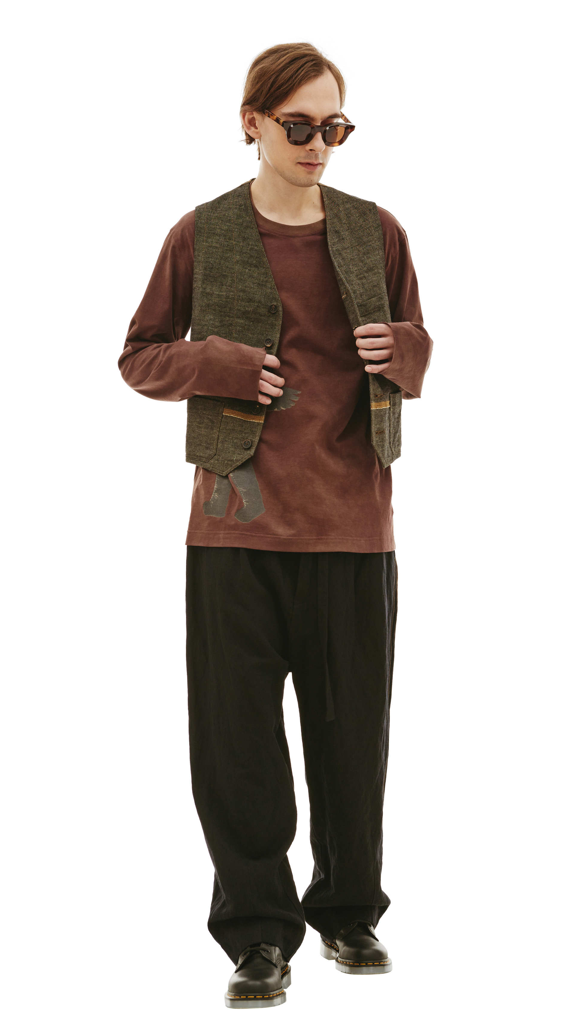 Ziggy Chen Комбинированный жилет