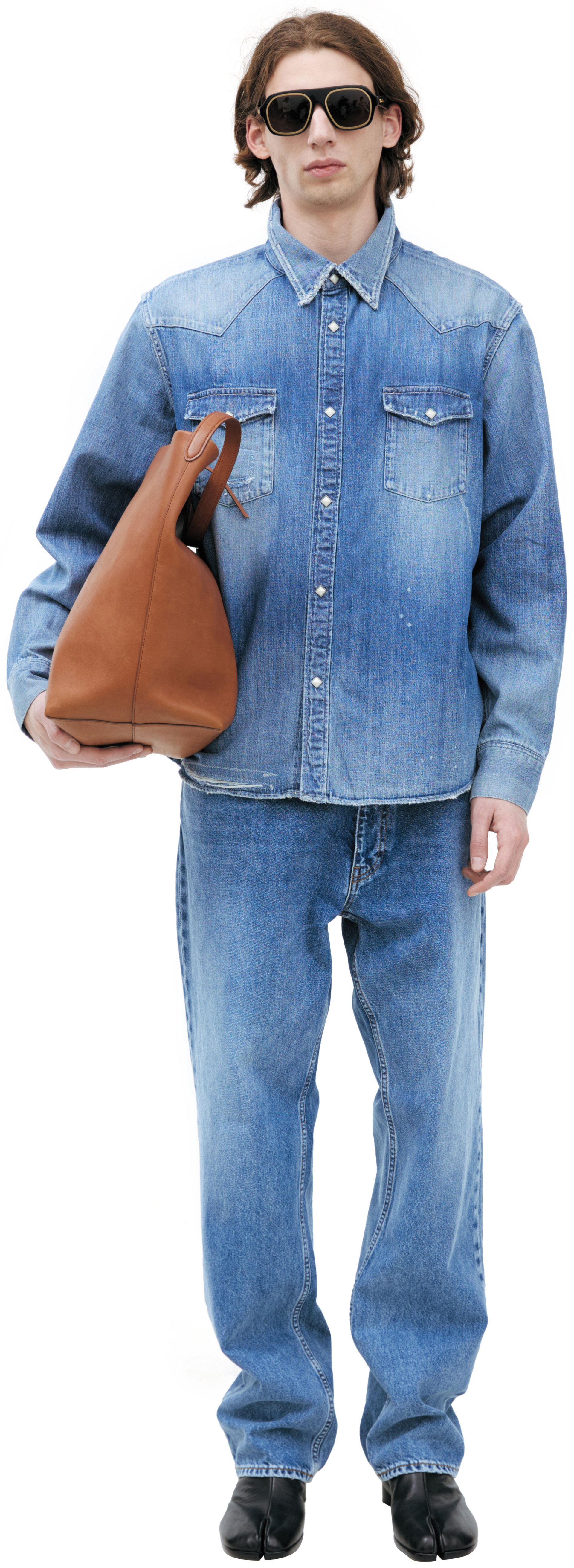 visvim Джинсовая куртка на пуговицах