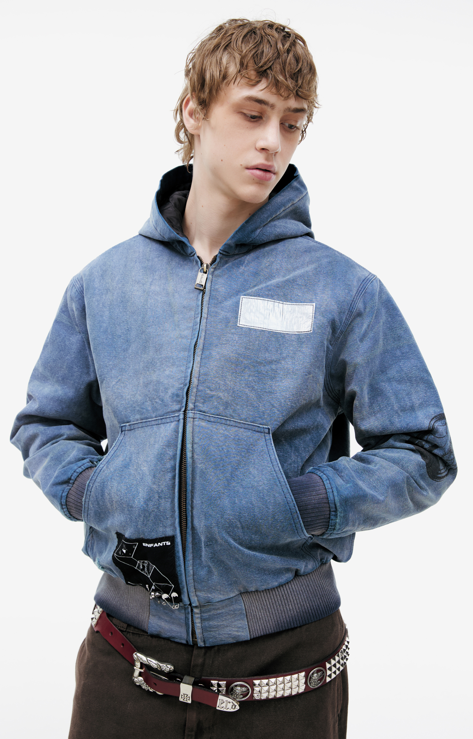 Enfants Riches Déprimés Джинсовая куртка с патчами
