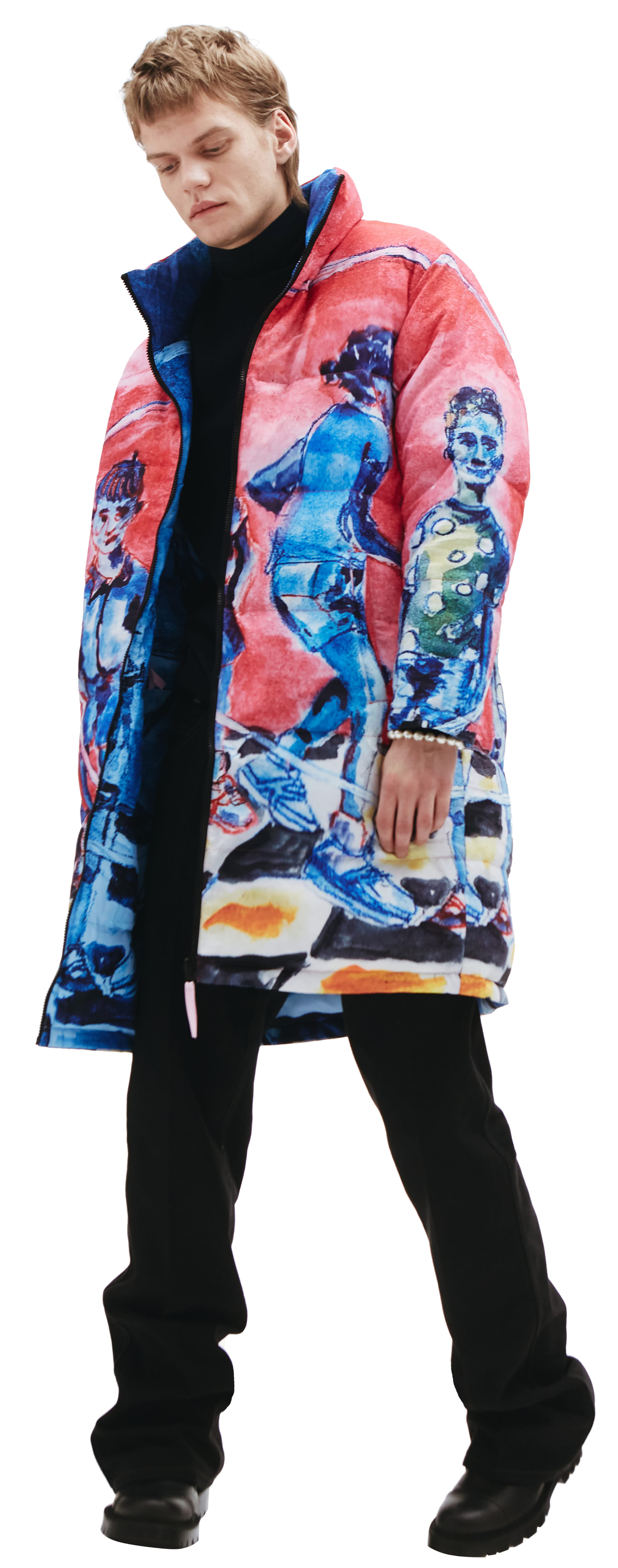 KidSuper Двусторонний пуховик с рисунком