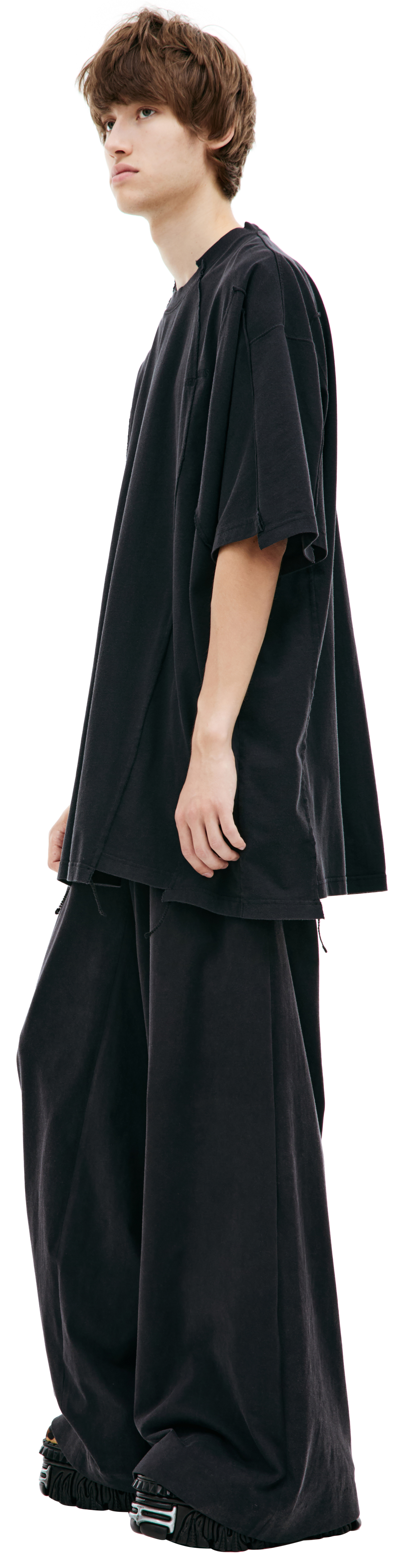 VETEMENTS Оверсайз футболка с логотипом