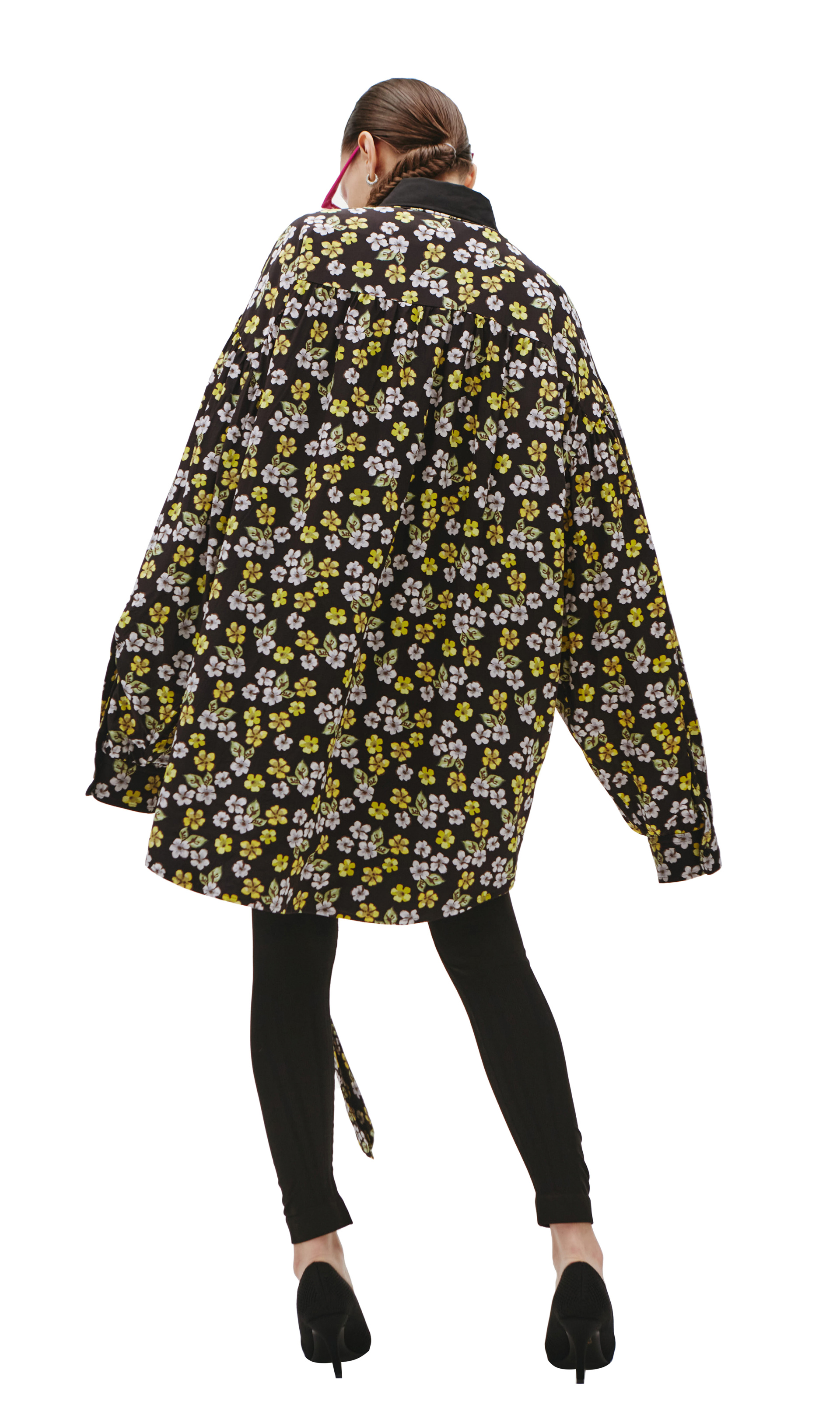 Balenciaga Блузка с цветочным принтом