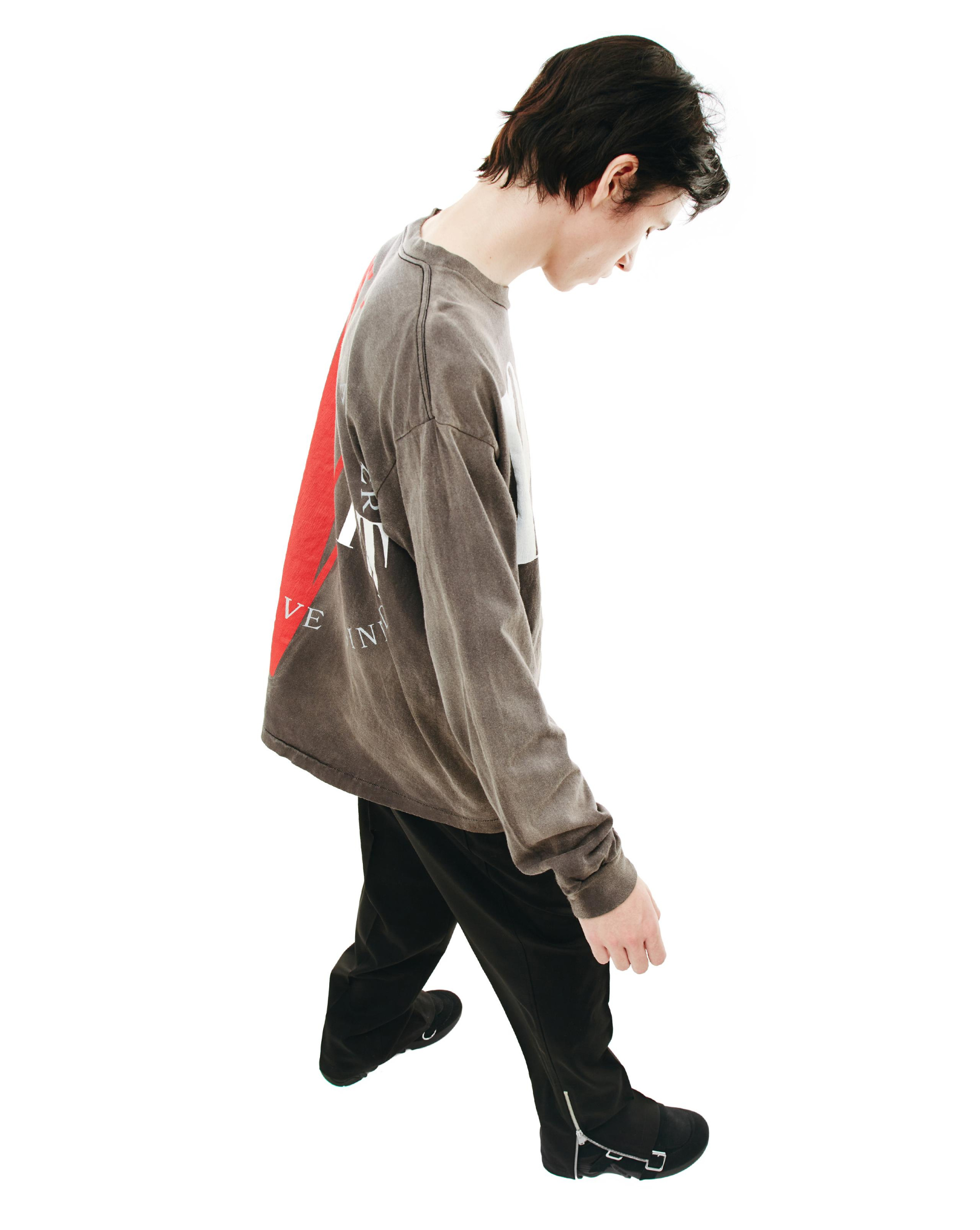 Saint Michael Лонгслив с принтом Vlone x Saint Michael