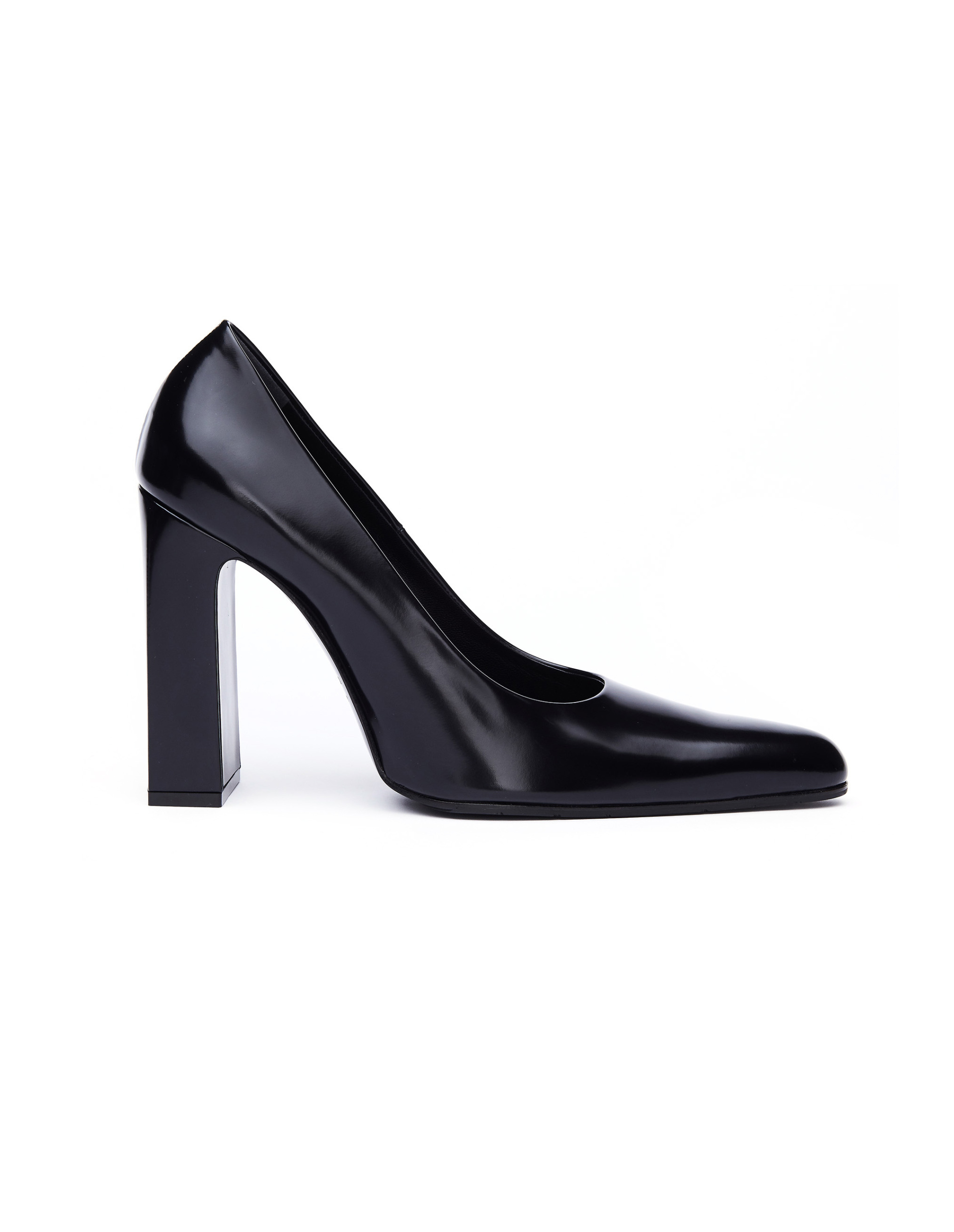 Balenciaga Туфли из полированной кожи Round