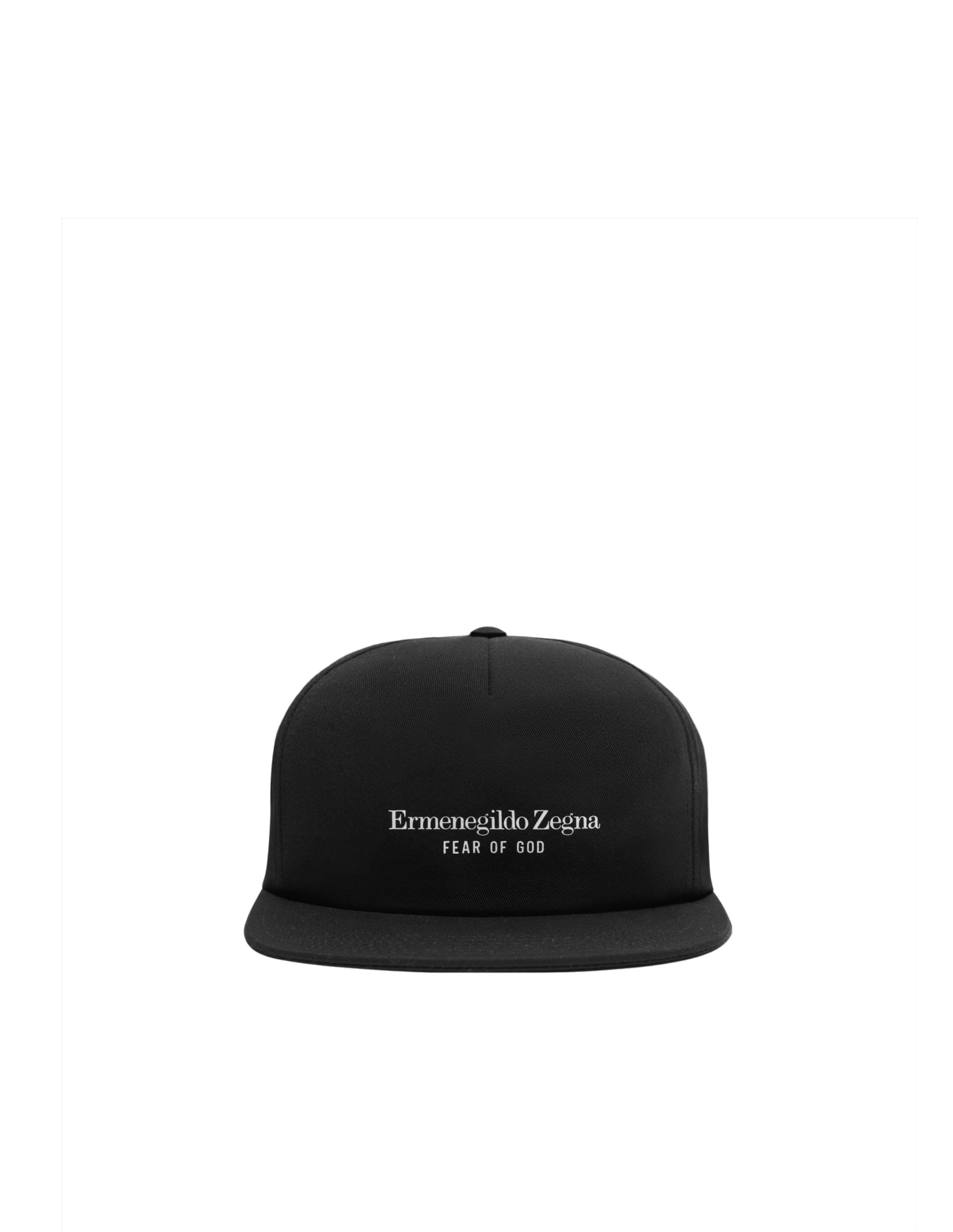 Fear of God x Zegna Черная бейсбольная кепка