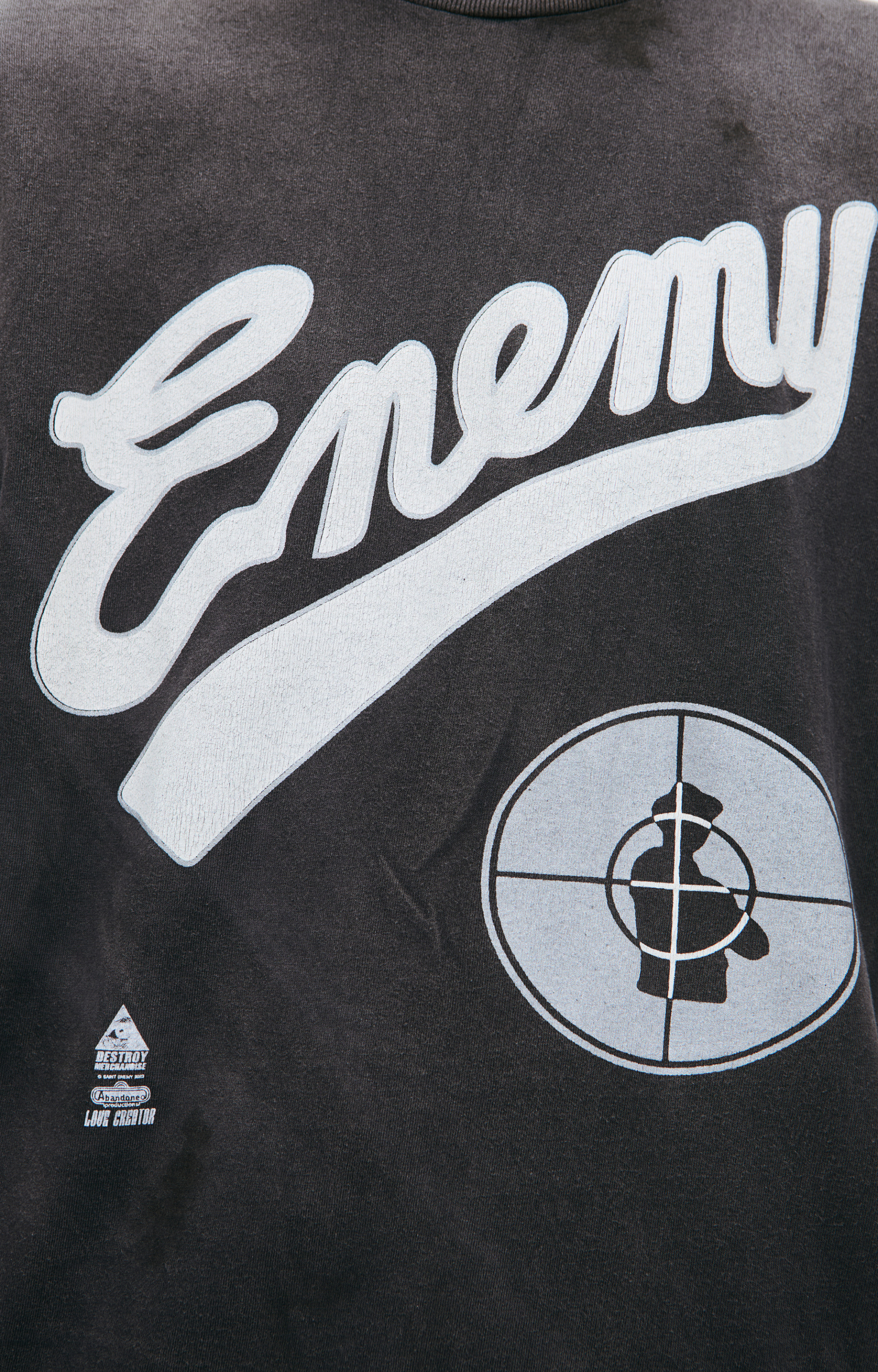 Saint Mxxxxxx Футболка SAINT Mxxxxxx x Public Enemy