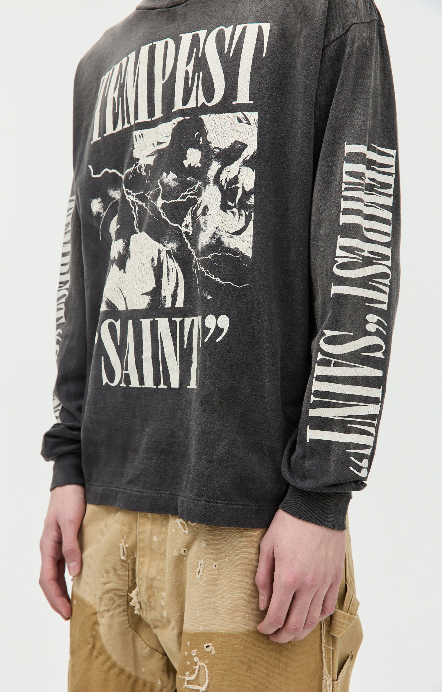 Saint Mxxxxxx Лонгслив с принтом \'Tempest\'