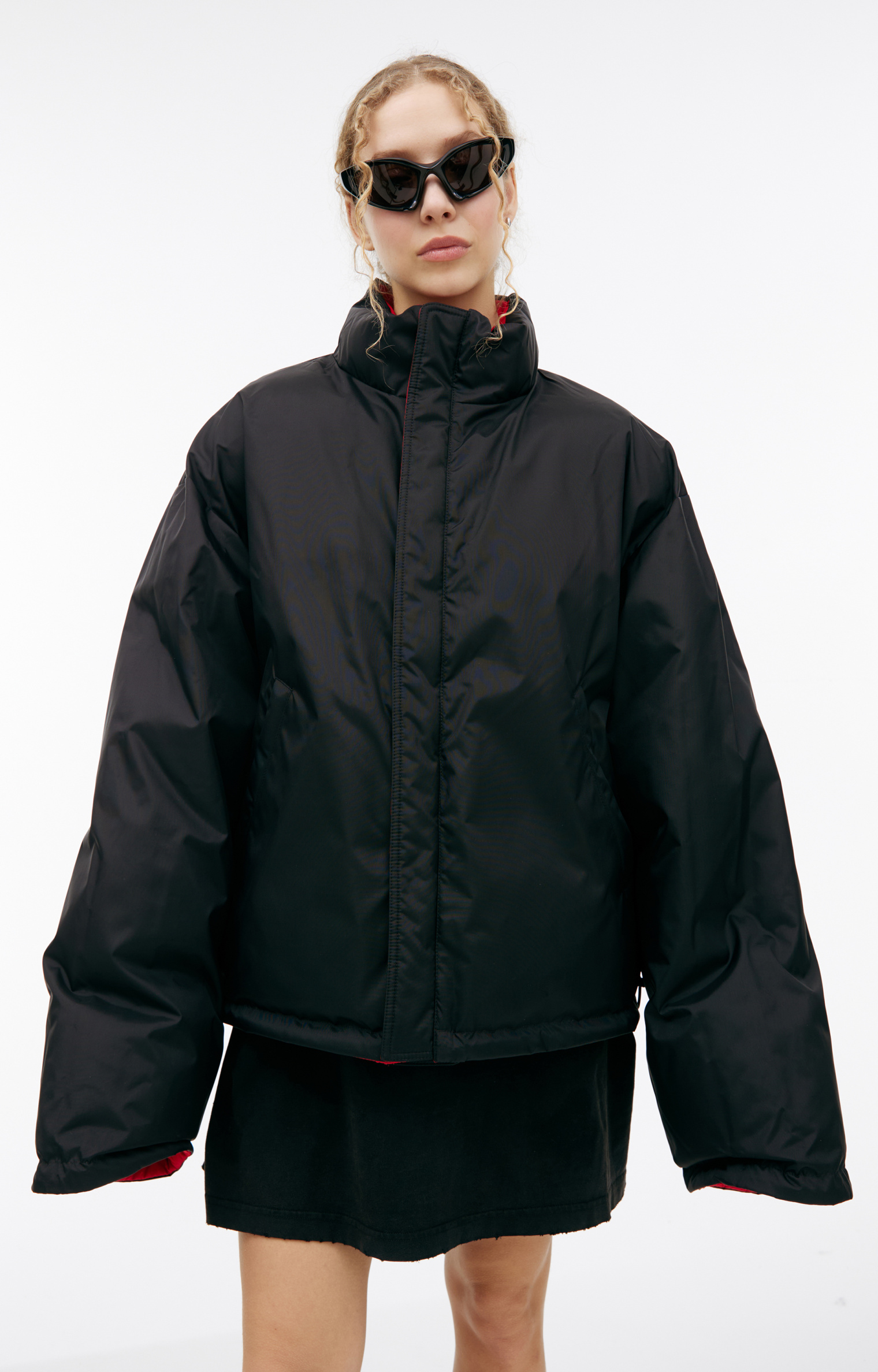 Balenciaga Двусторонний пуховик на молнии