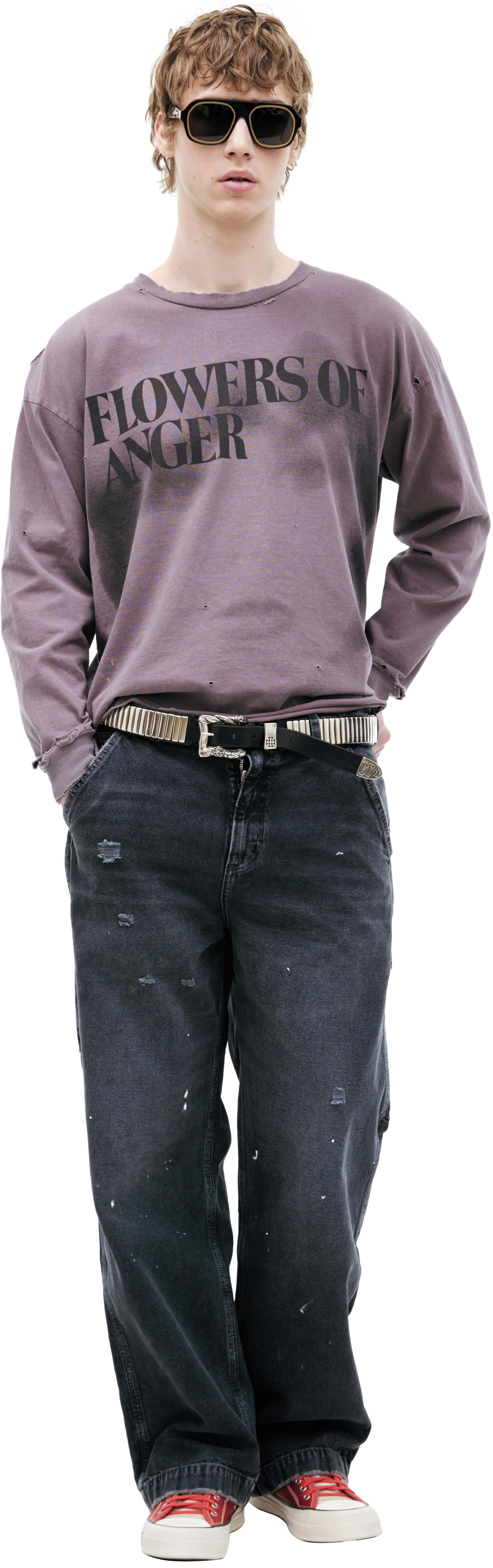 Enfants Riches Déprimés Джинсы с эффектом краски