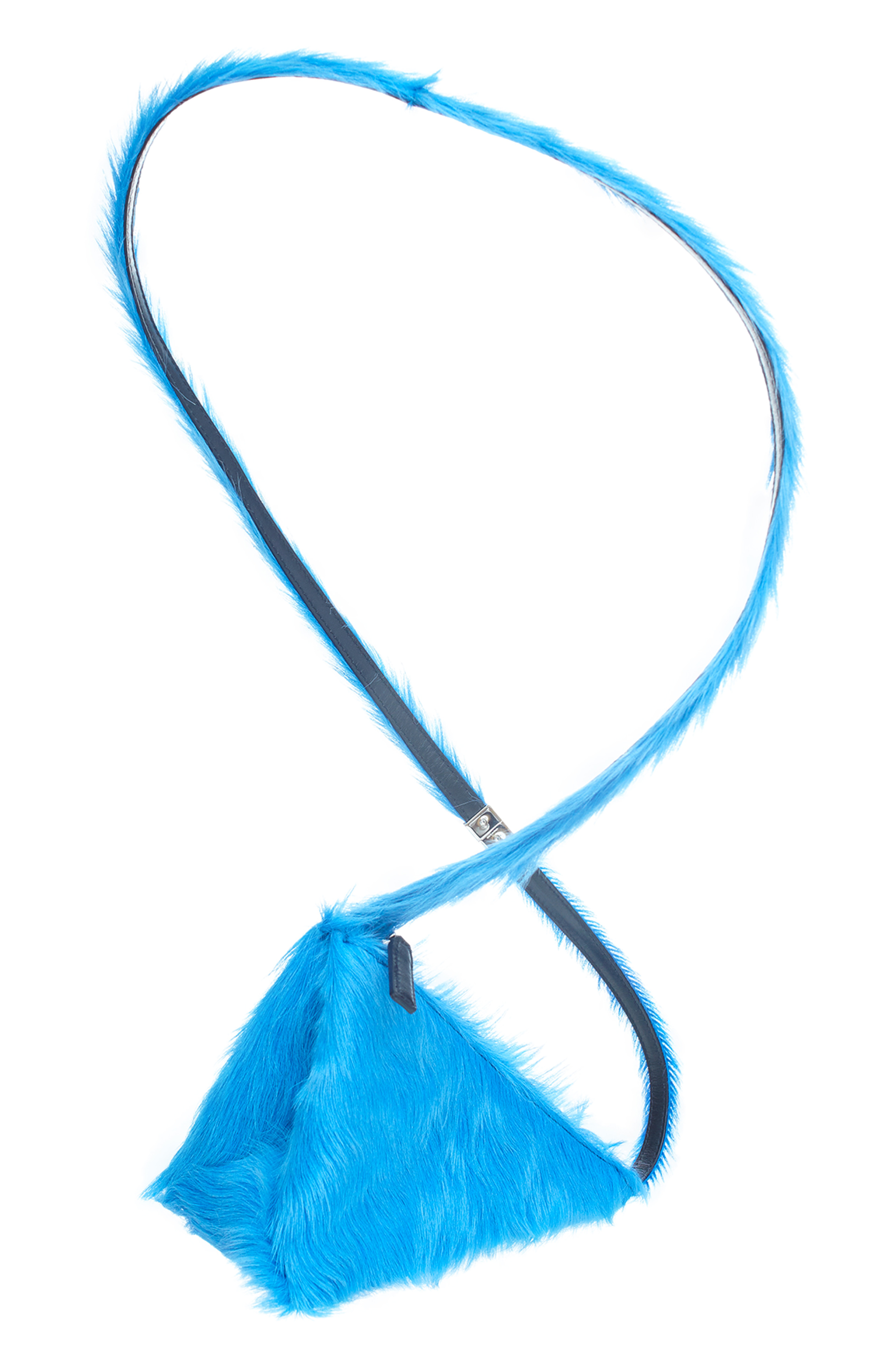 Marni Сумка Prisma Triangle из меха пони