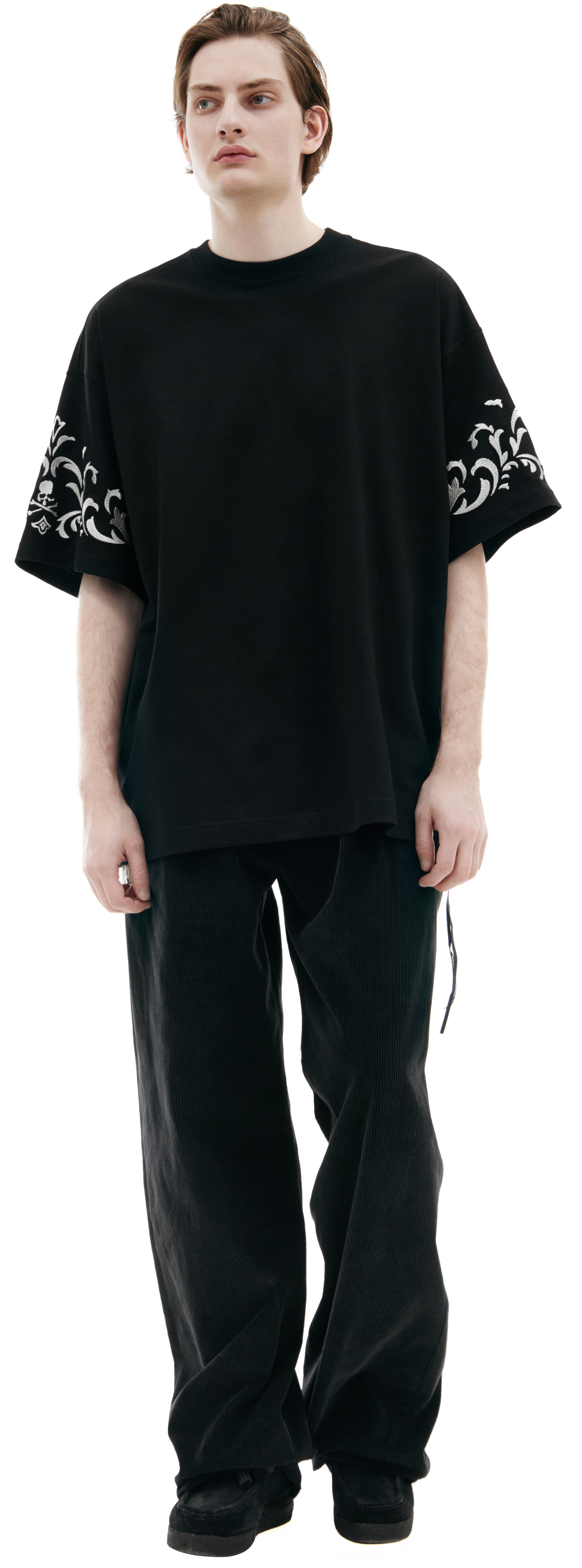 Mastermind WORLD Black T-shirt with ornaments