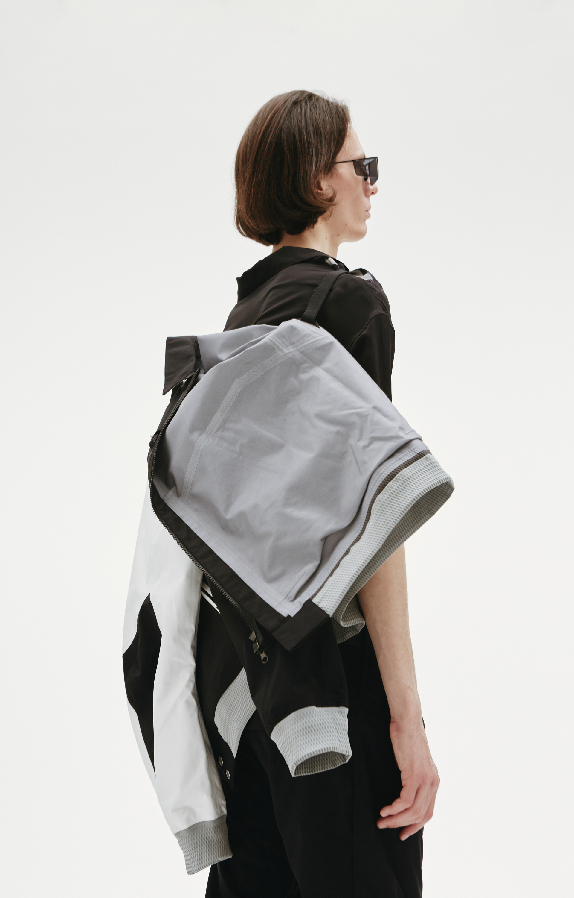 Acronym Комбинированная куртка с нашивкой