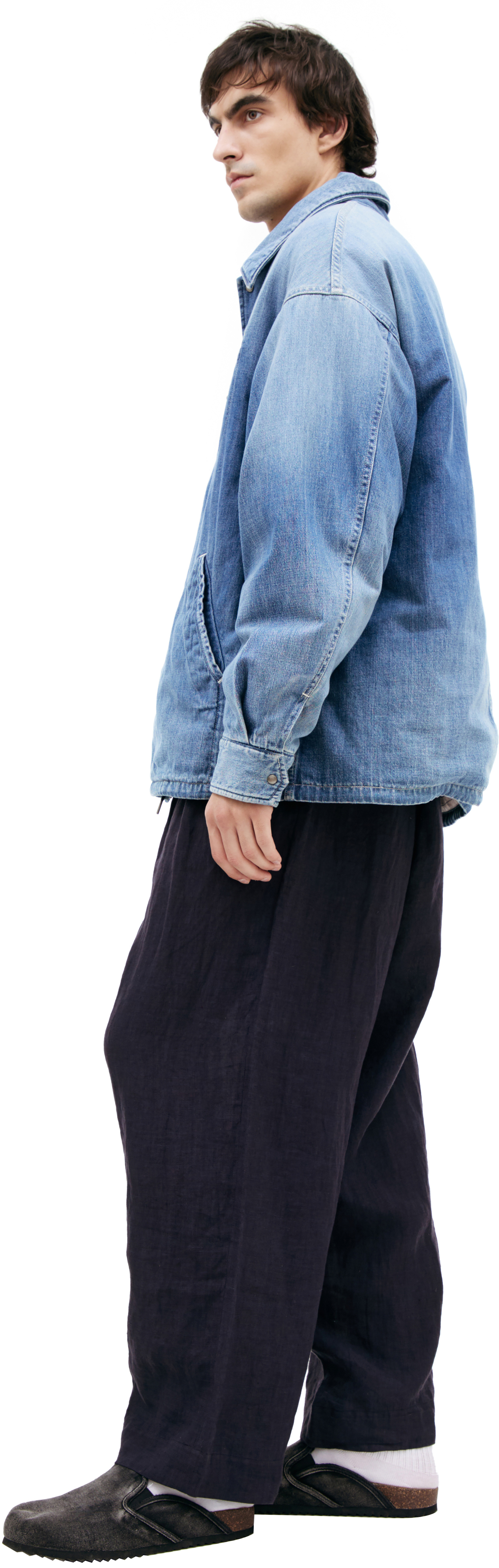 visvim Дутая джинсовая куртка