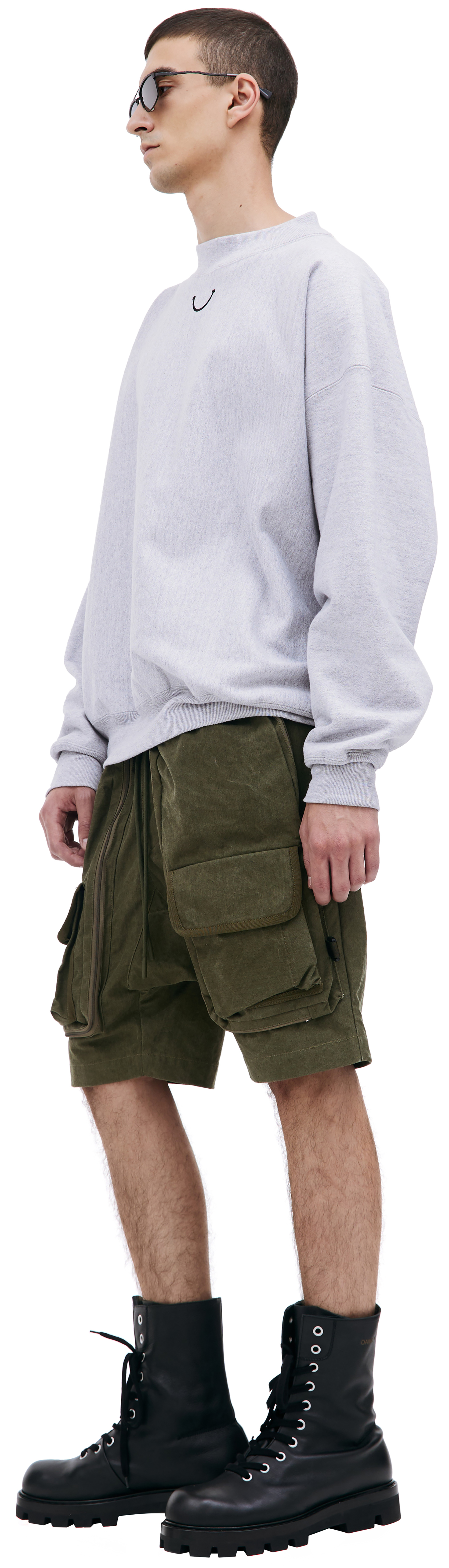 Readymade Серый свитшот с логотипом