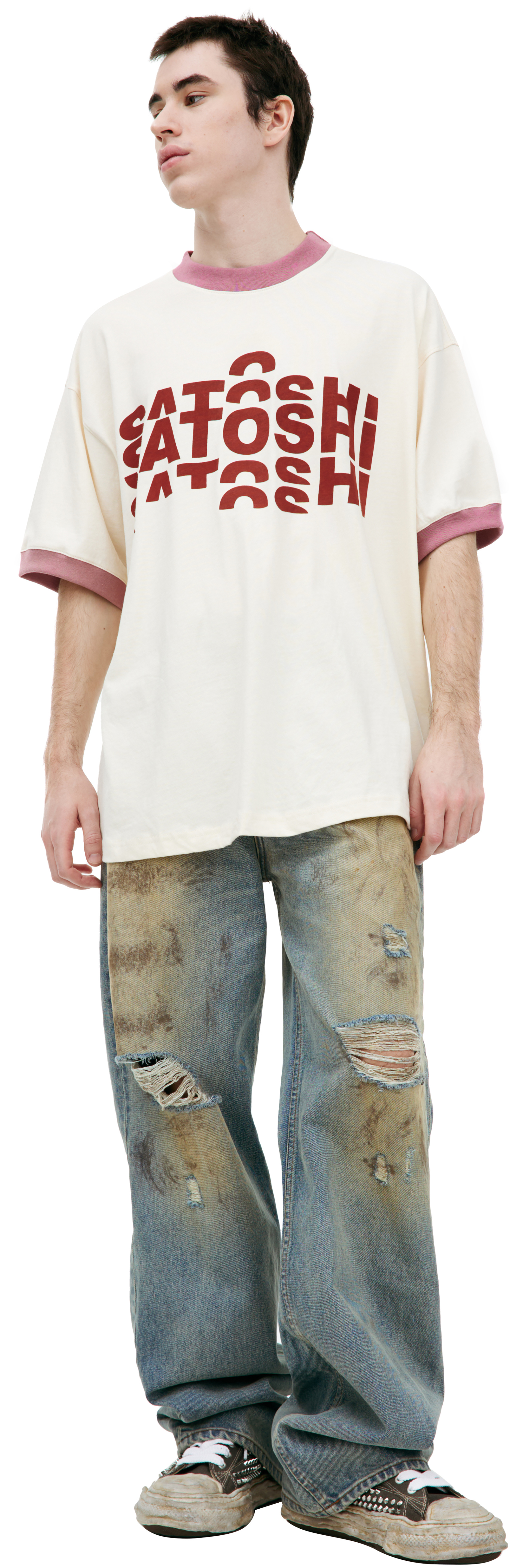 Satoshi Nakamoto Белая футболка с логотипом