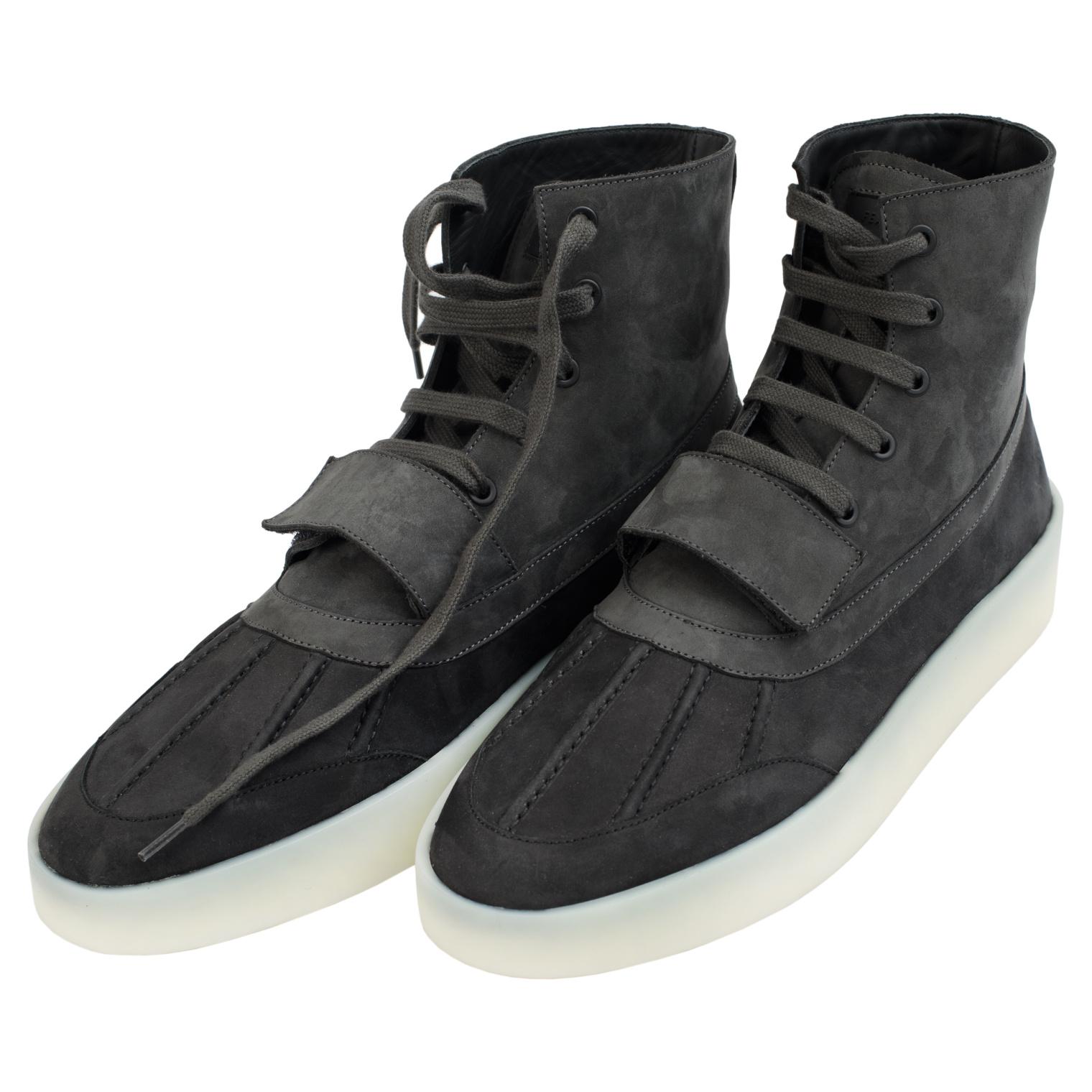 Fear of God Темно-серые высокие кеды