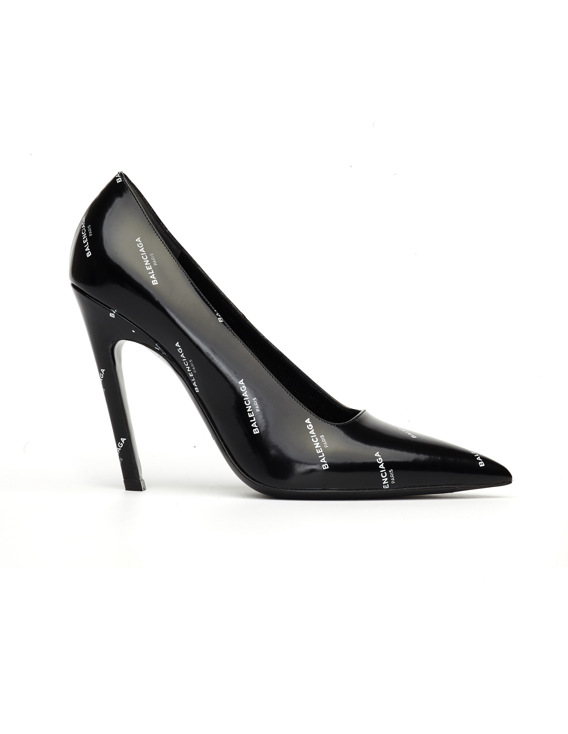 Balenciaga Кожаные туфли Slash с логотипами