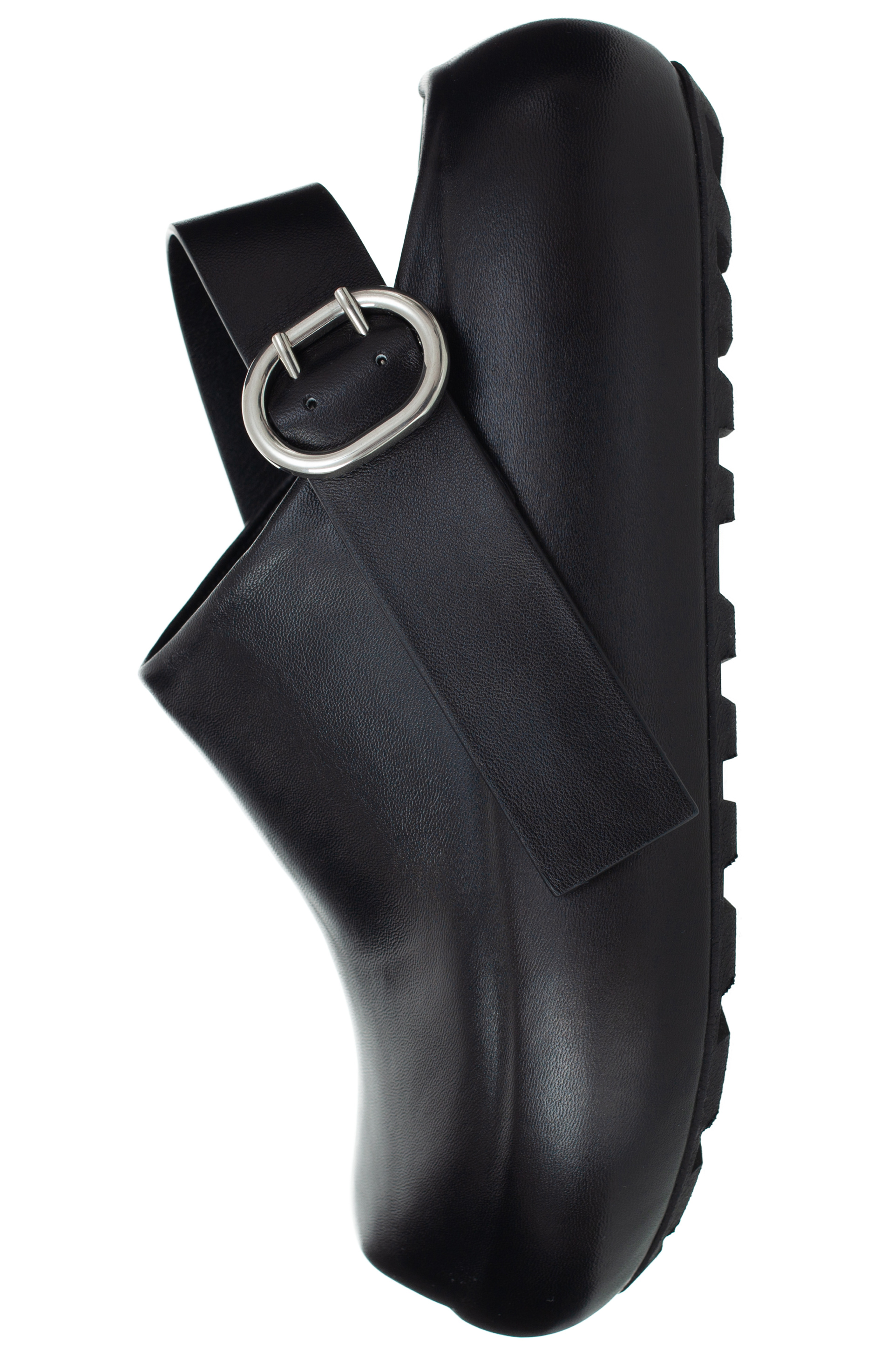 Jil Sander Кожаные сандалии на платформе