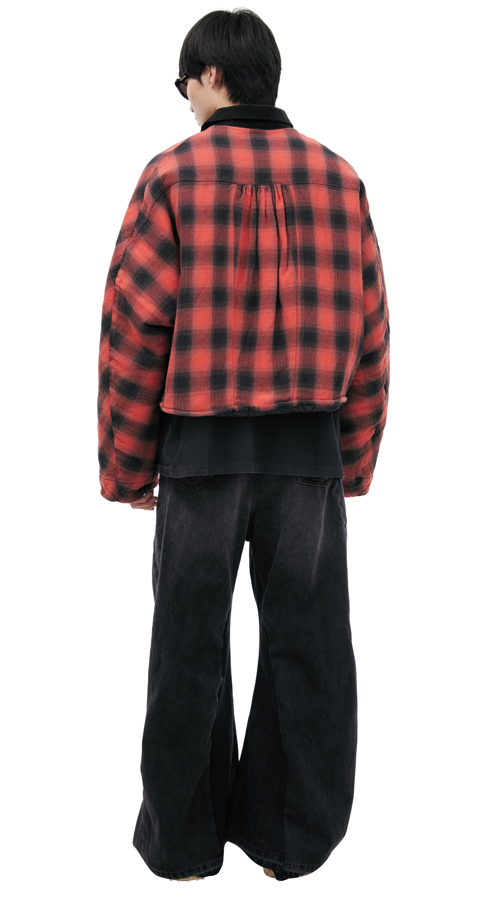 RRR123 Куртка-рубашка в клетку