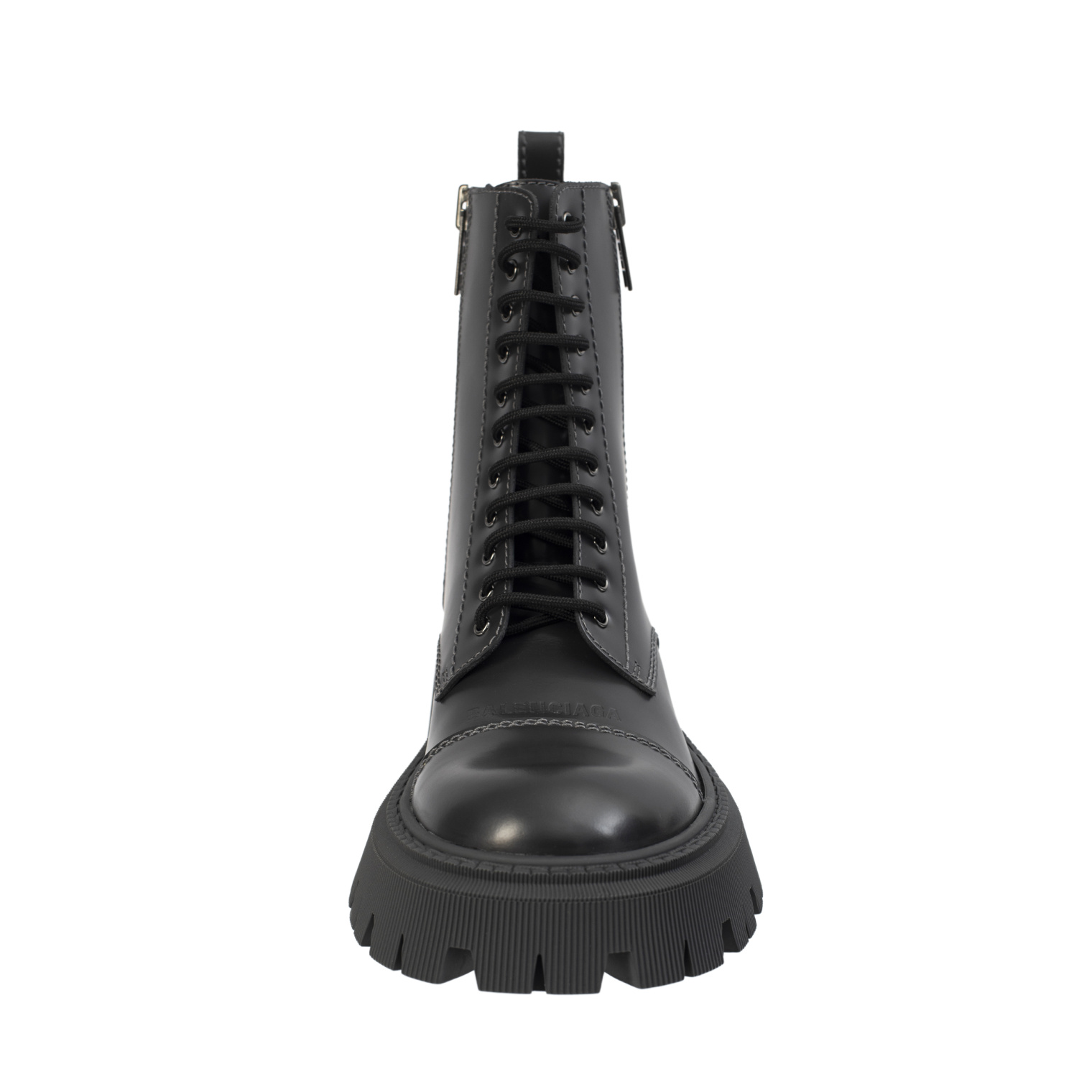 Balenciaga Кожаные ботинки Tractor 20mm на шнуровке