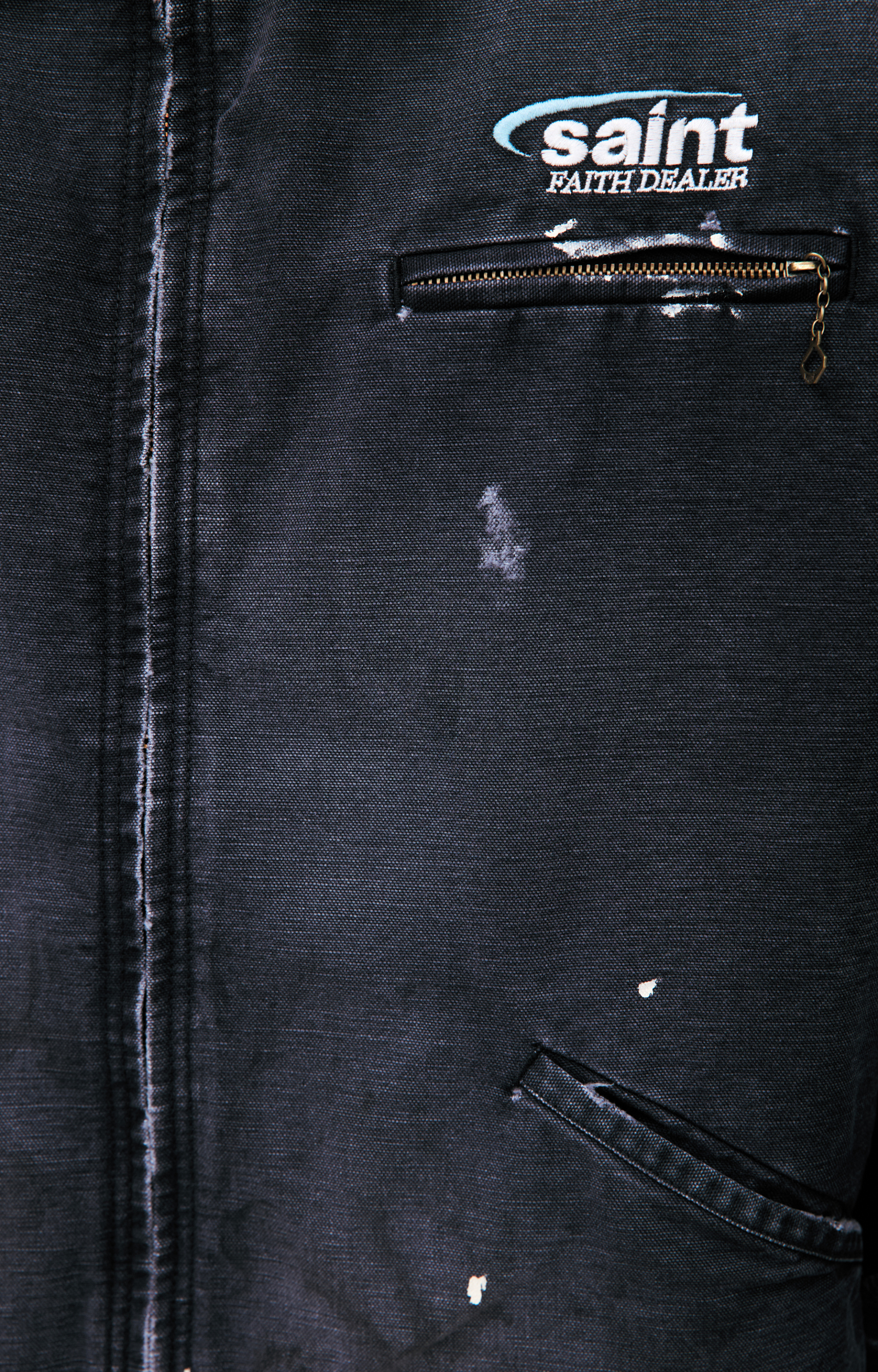 Saint Mxxxxxx Серая куртка из денима