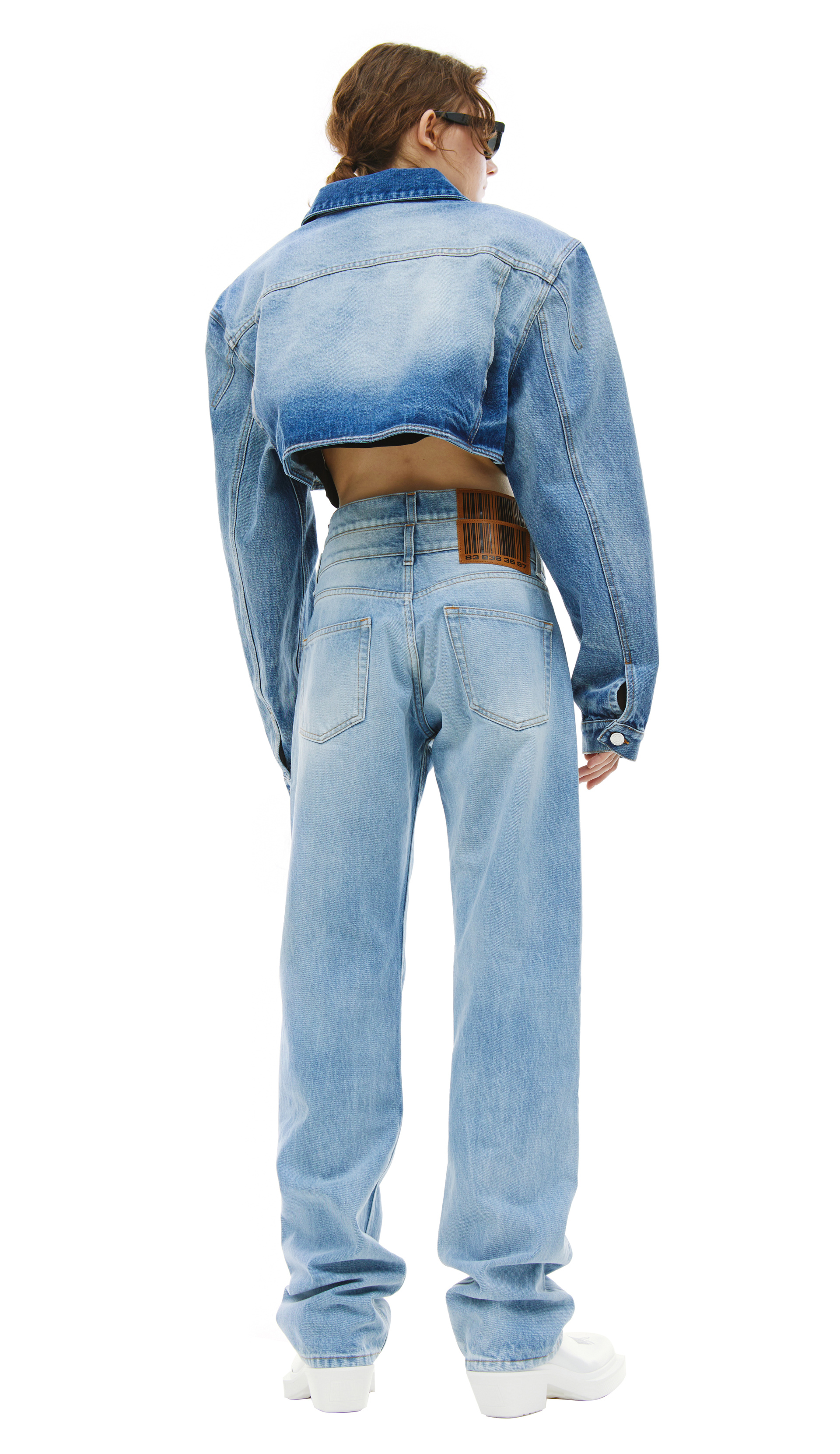 VTMNTS Укороченная джинсовая куртка