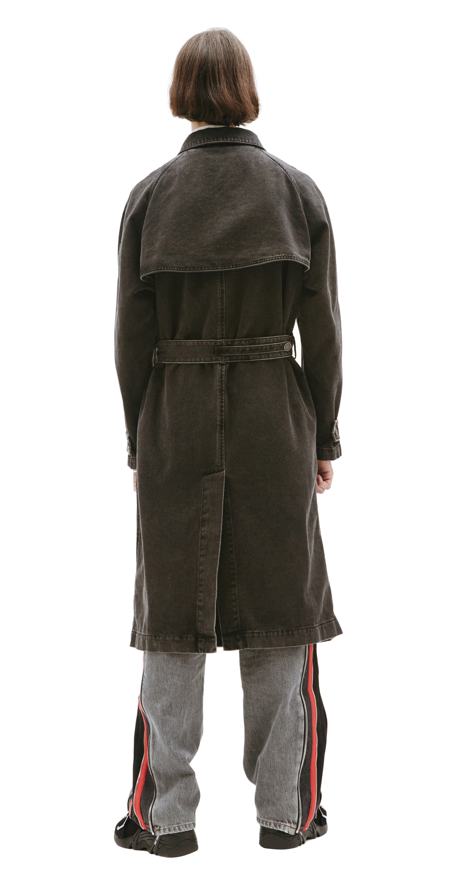 Diesel Джинсовое пальто с поясом